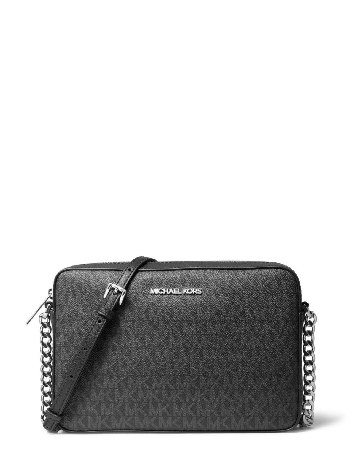 Imagem principal Bolsa Transversal Jet Set Logo Média 35F8sttc3b001 Michael Kors preto