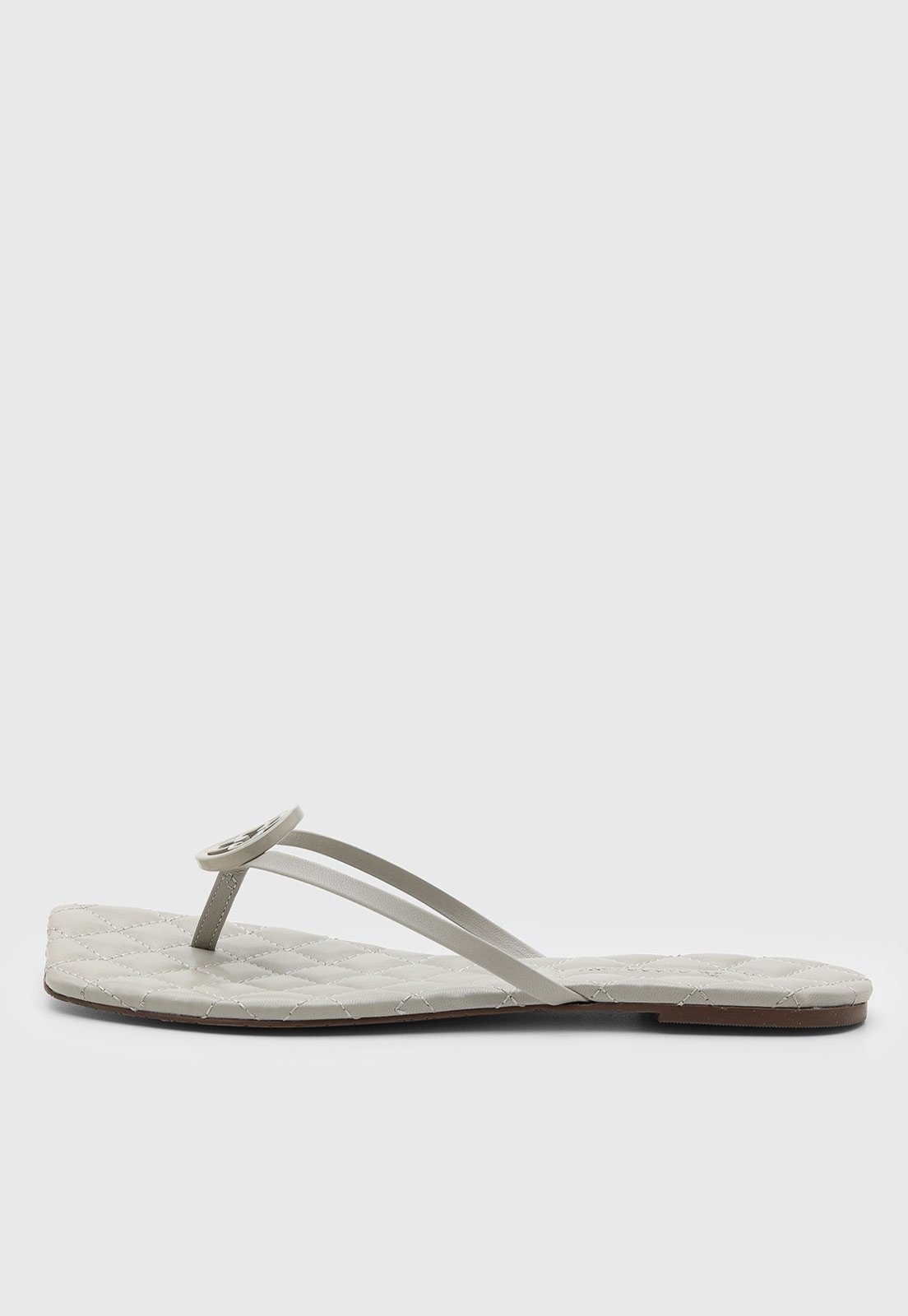 Imagem principal Rasteira Feminina Capodarte Aberta Bico Quadrado Capodarte cinza