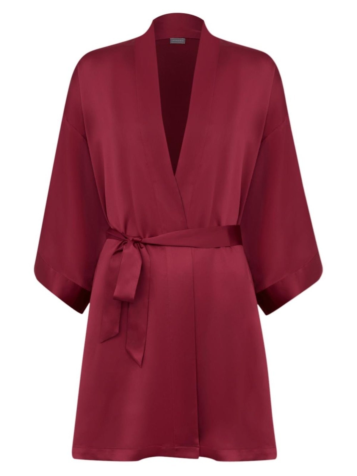 Imagem principal Robe Curto Manga Longa Cetim Bella Luna Sangria Loungerie incolor