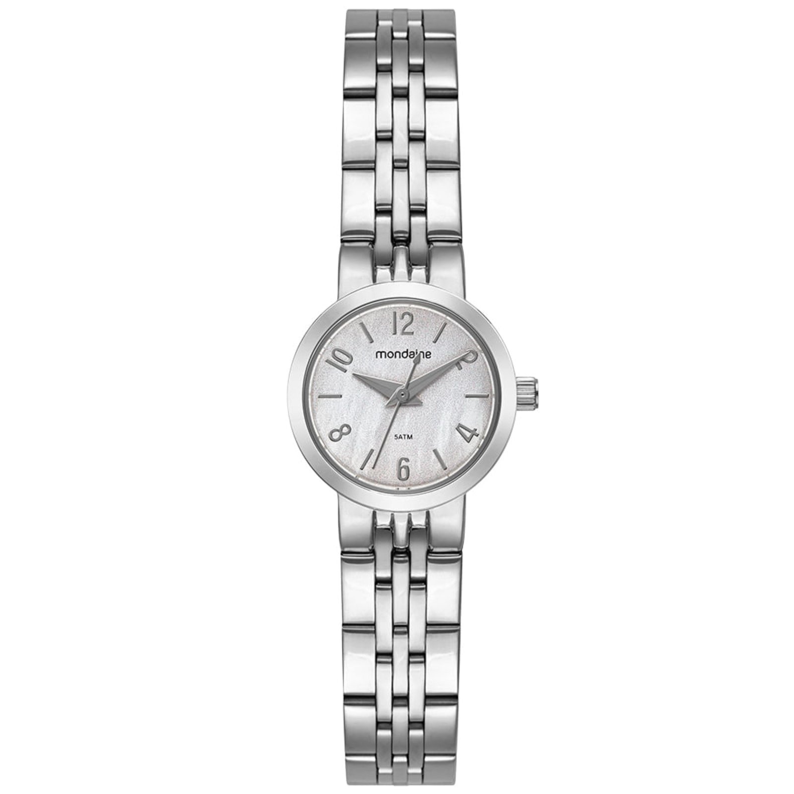 Imagem principal Relógio Feminino Clássico Estojo Mini Bolsa Mondaine prata