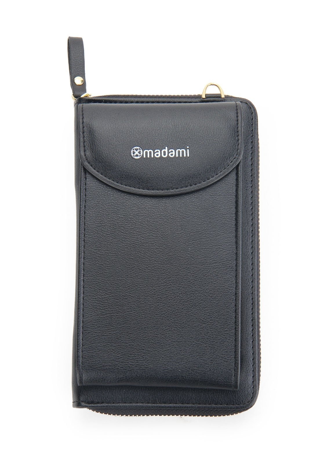 Imagem principal Carteira Transversal Alça Regulavel Dia a dia Madami preto