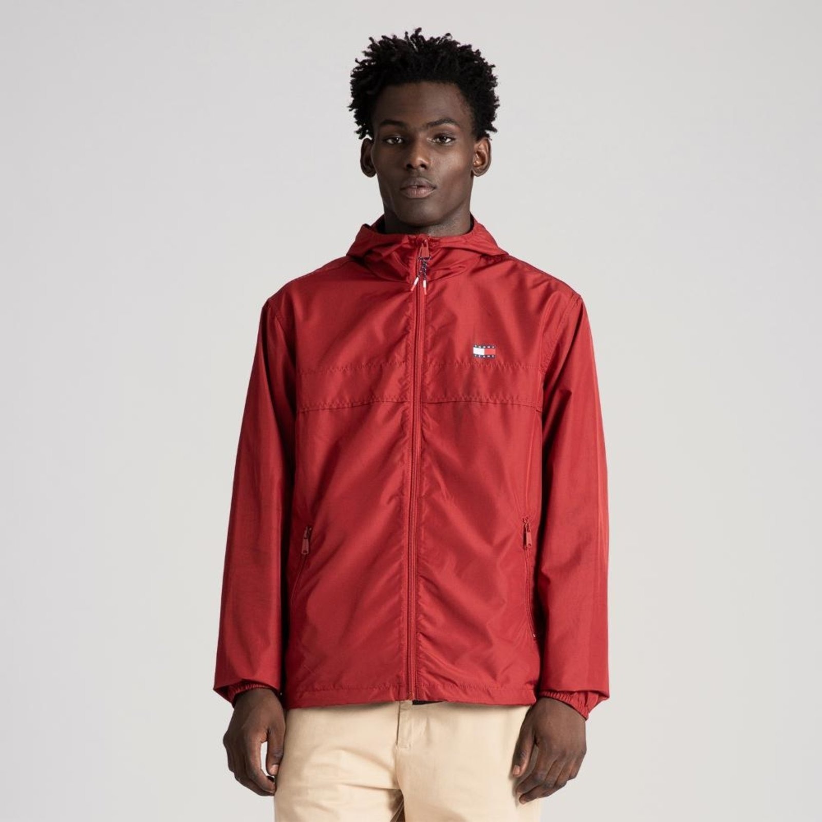 Imagem principal Jaqueta Corta-Vento Chicago Tommy Jeans-EEG Tommy Jeans vermelho