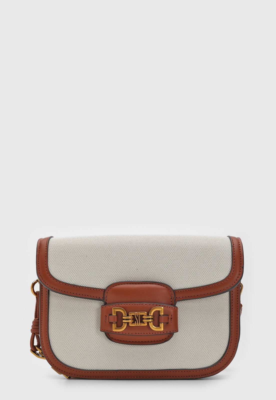 Imagem principal Bolsa Tiracolo Santa Lolla Color Block Texturizada Off-White Santa Lolla off-white white