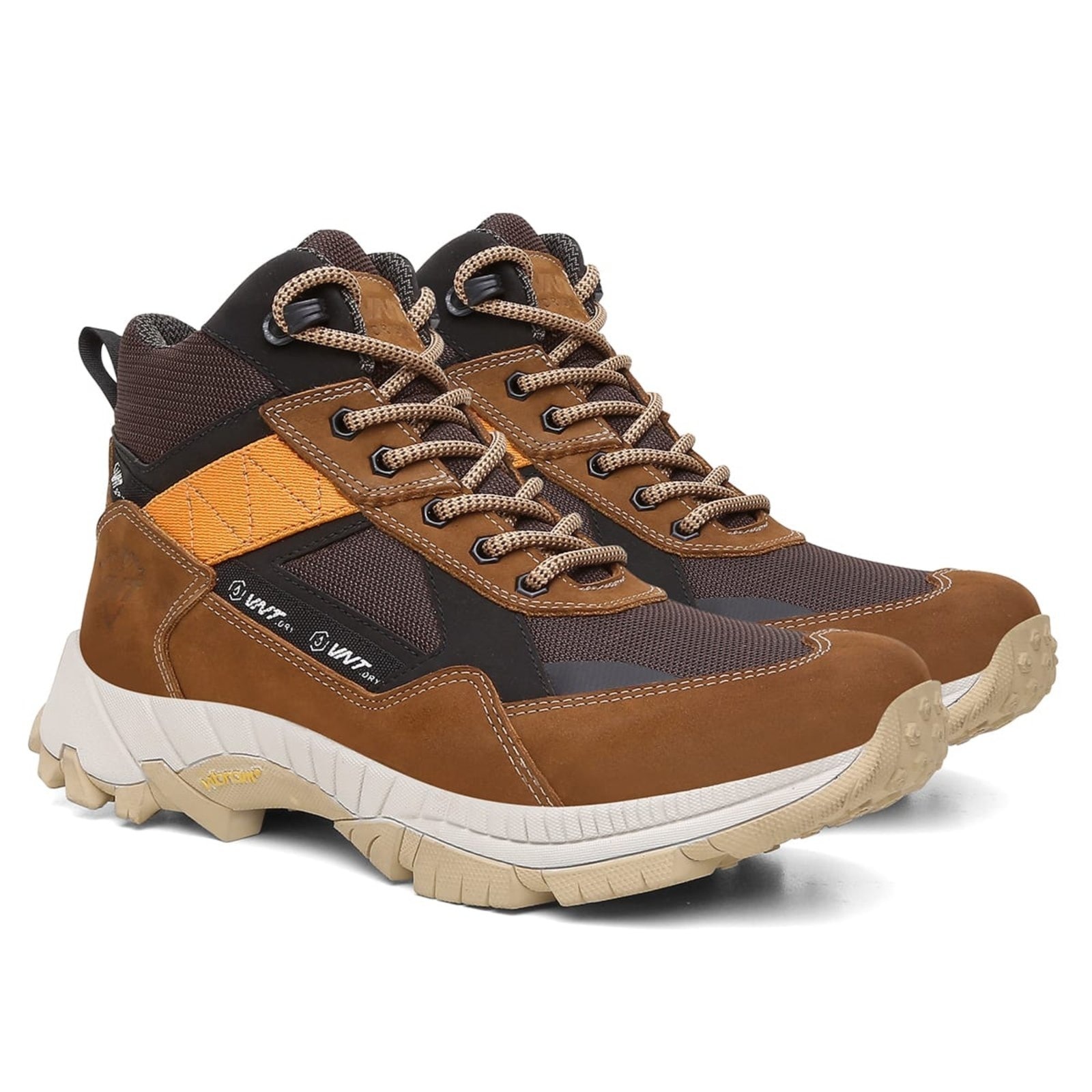 Imagem principal Coturno Adventure Masculino Confortável De Alta Qualidade Moderno Carmelo Shoes Bota Bi-Color CARMELO SHOES marrom