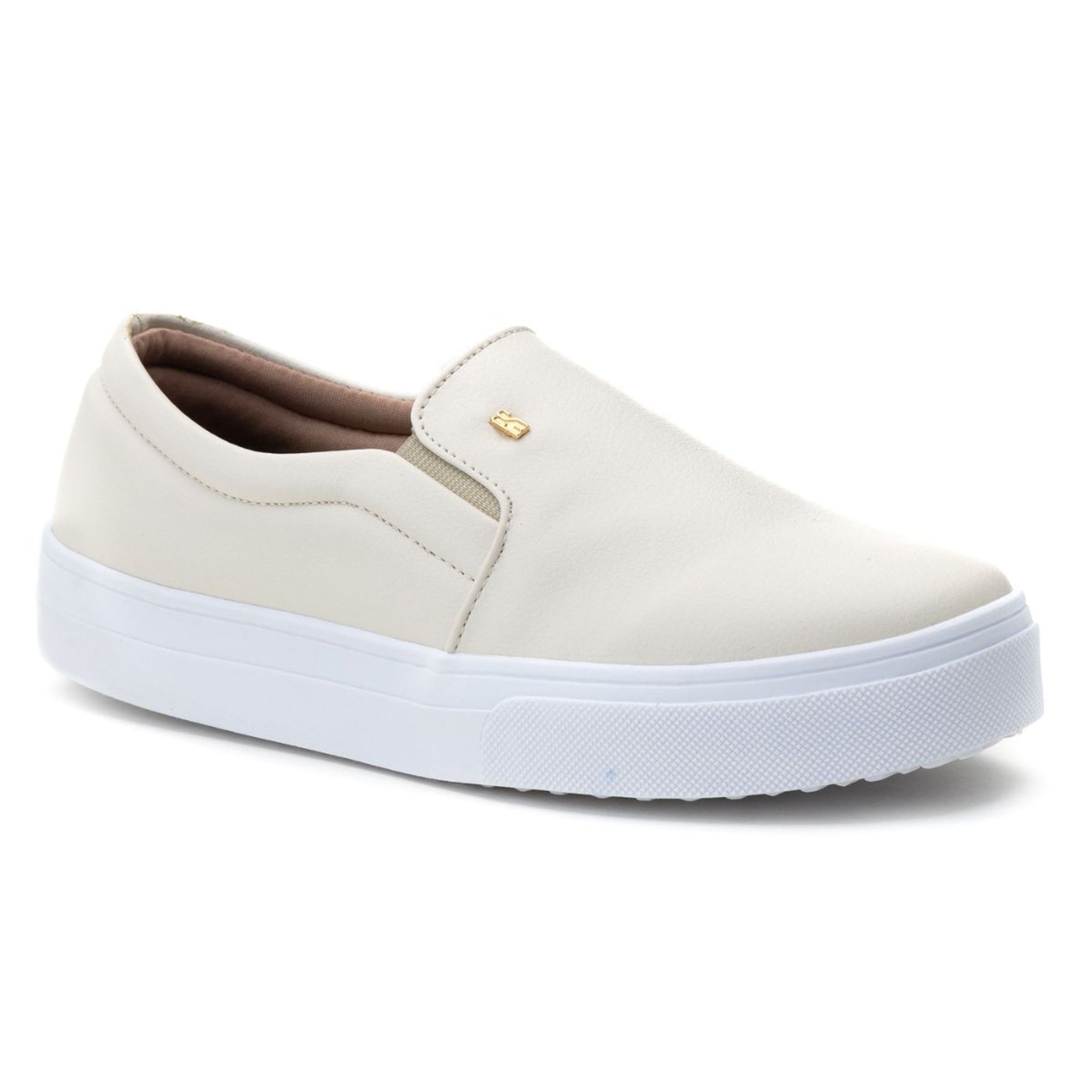 Imagem principal Slip On Feminino Iate Casual Off White Estilo Shoes off-white white