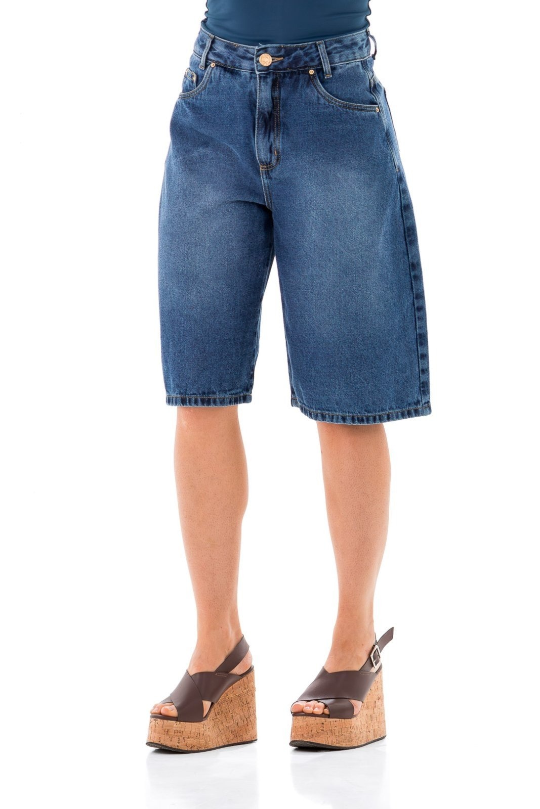 Imagem principal Bermuda Feminino Arauto Super Jorts ARAUTO JEANS azul/jeans