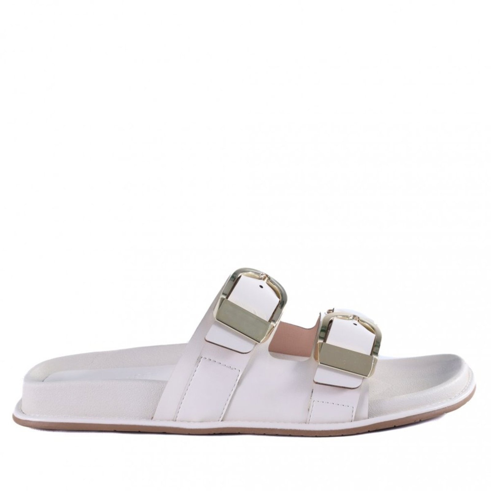 Imagem principal Papete Feminina Birk Zariff com Maxi Fivelas 50471-90894 Zariff Off-white Zariff off-white white