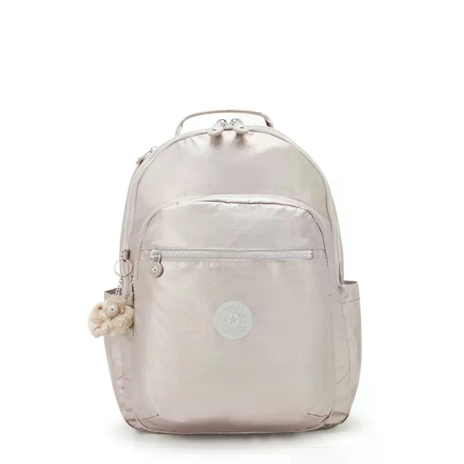 Imagem principal Mochila Kipling Seoul Metallic Glow Rosê Kipling bege metallic