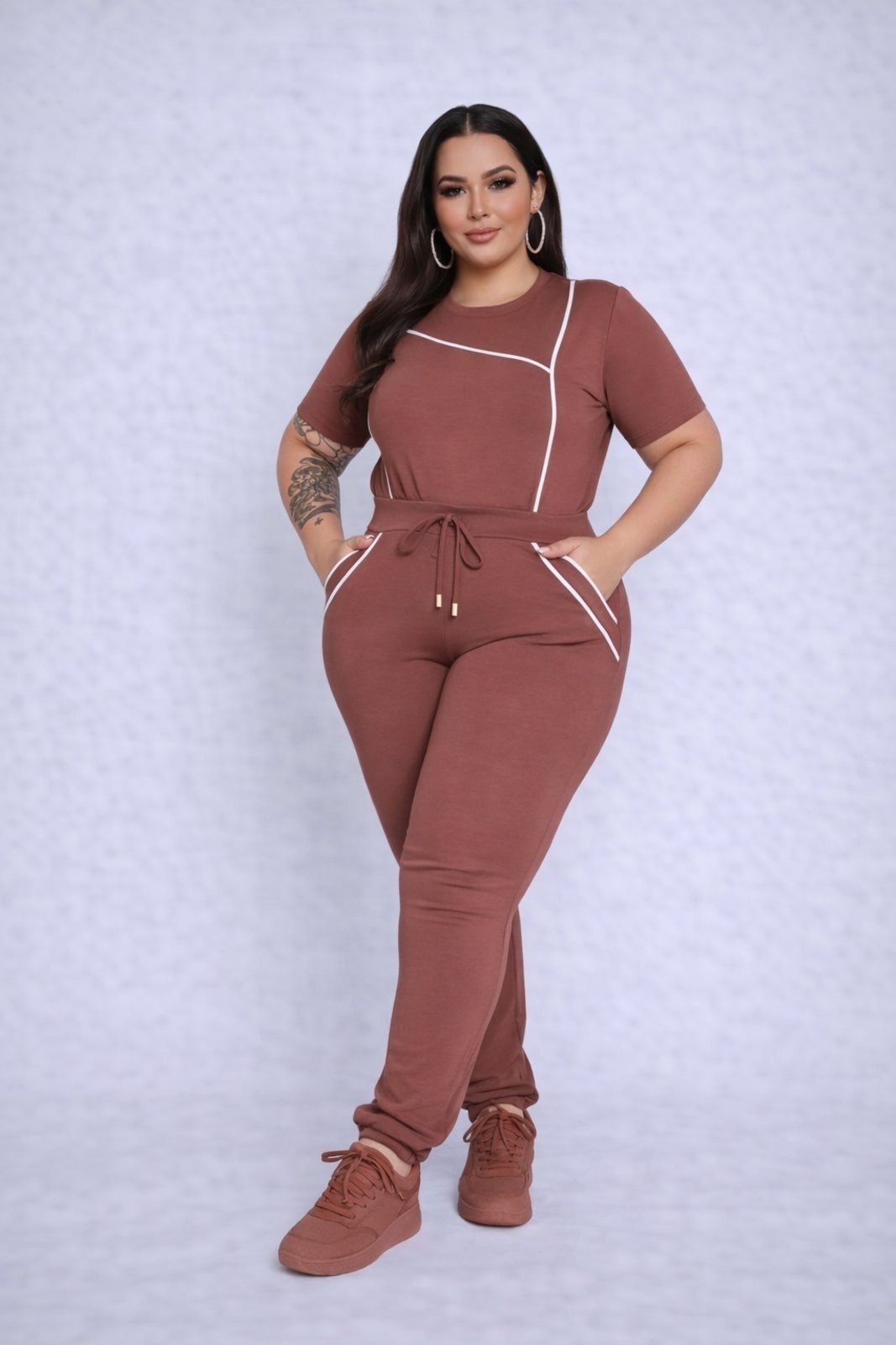 Imagem principal Conjunto Feminino D Bell Outlet Fashion Carolina D BELL OUTLET FASHION terracota