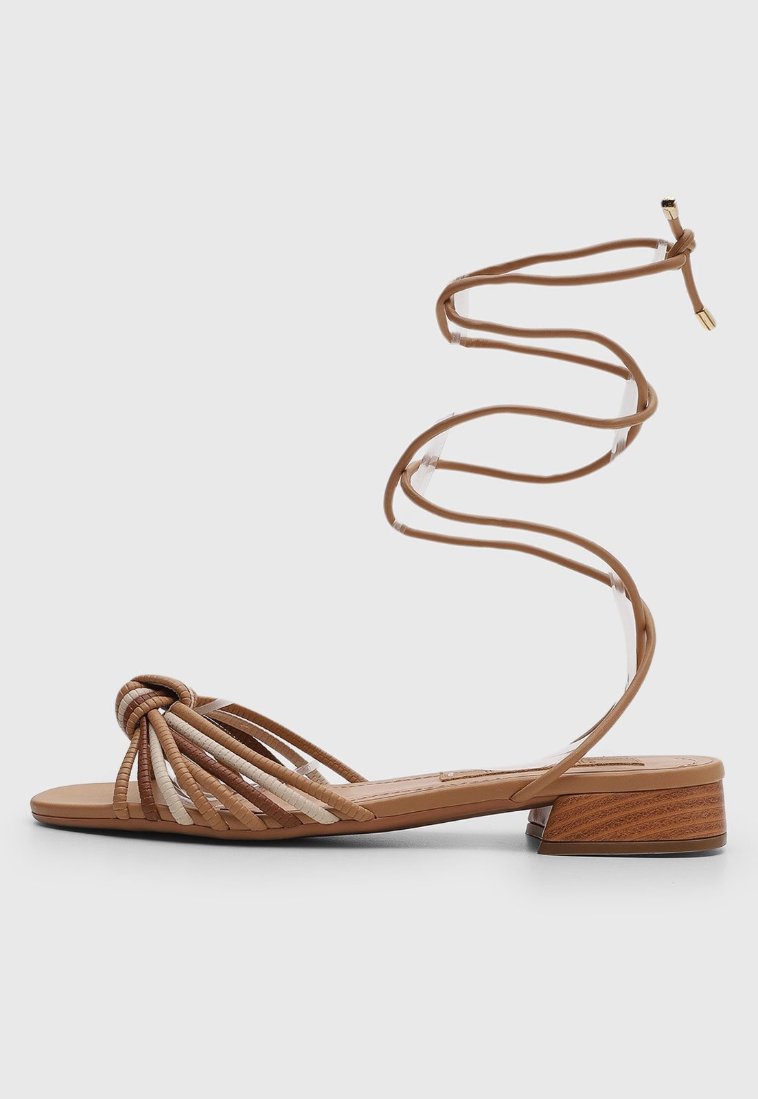 Imagem principal Sandália Feminina Santa Lolla Tiras Salto Bloco Santa Lolla marrom