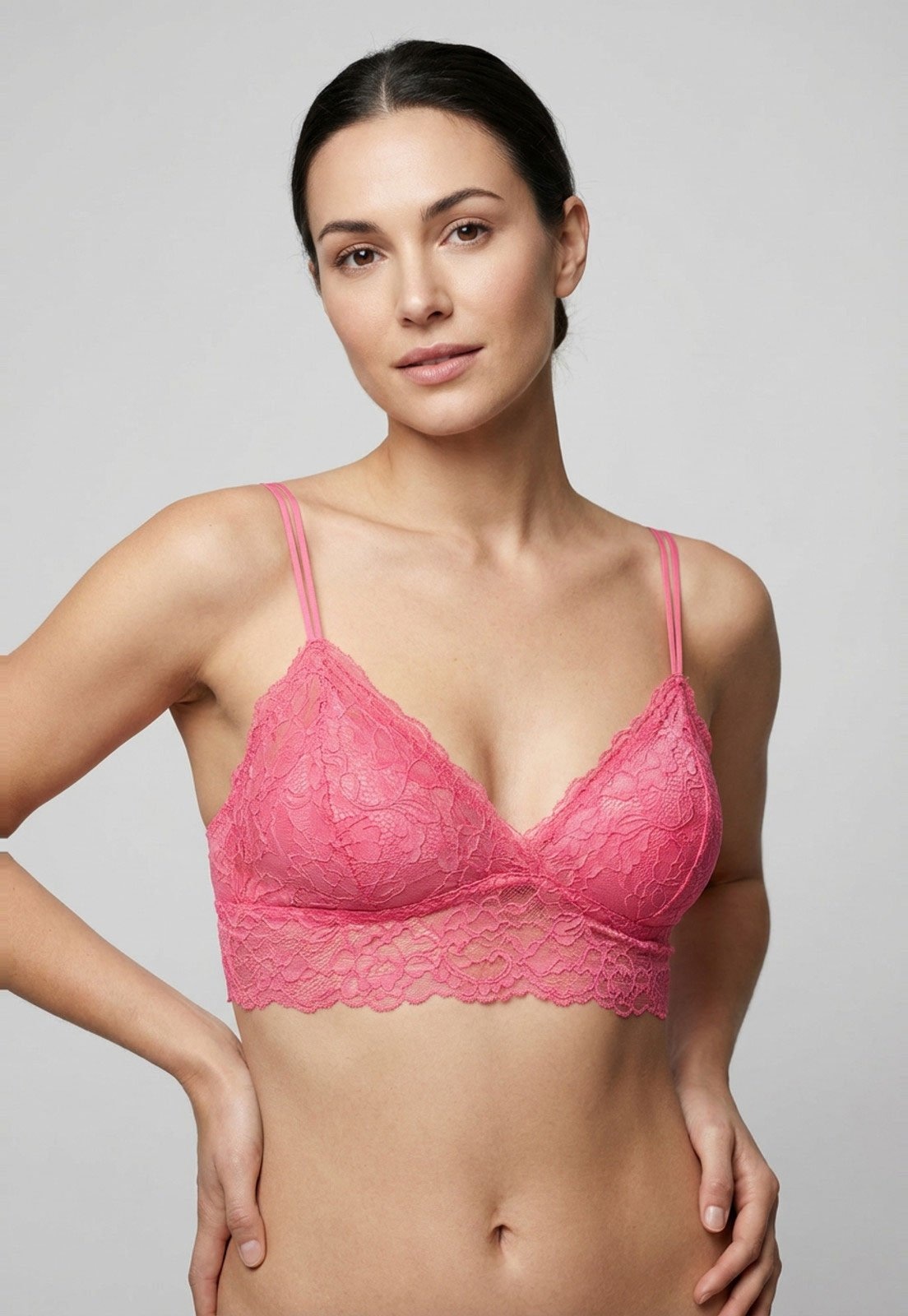 Imagem principal Sutiã Top Feminino Hope Renda Bojo Removível Hope rosa