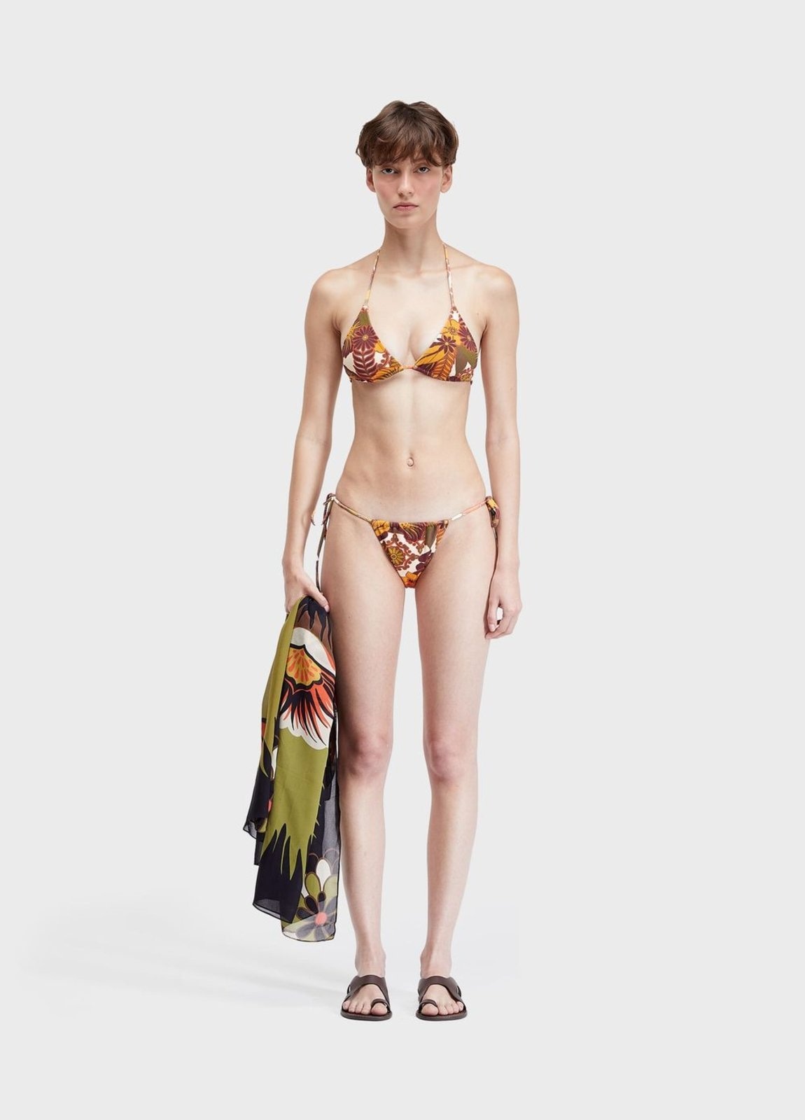 Imagem principal Biquíni lacinho franzido garden party Osklen off-white