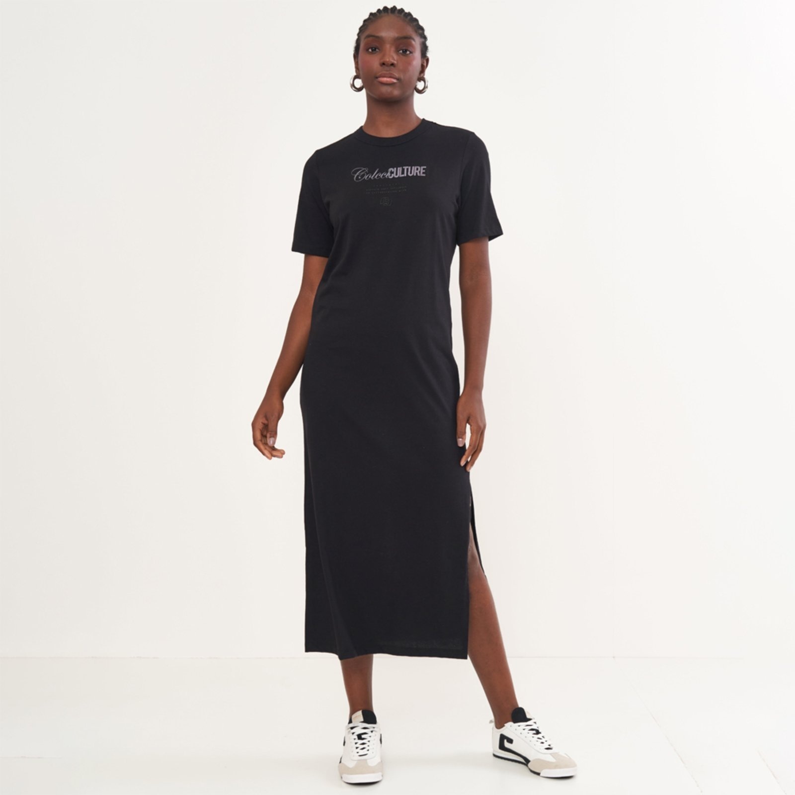 Imagem principal Vestido Super Mid Colcci Culture Pr26 Feminino Colcci preto