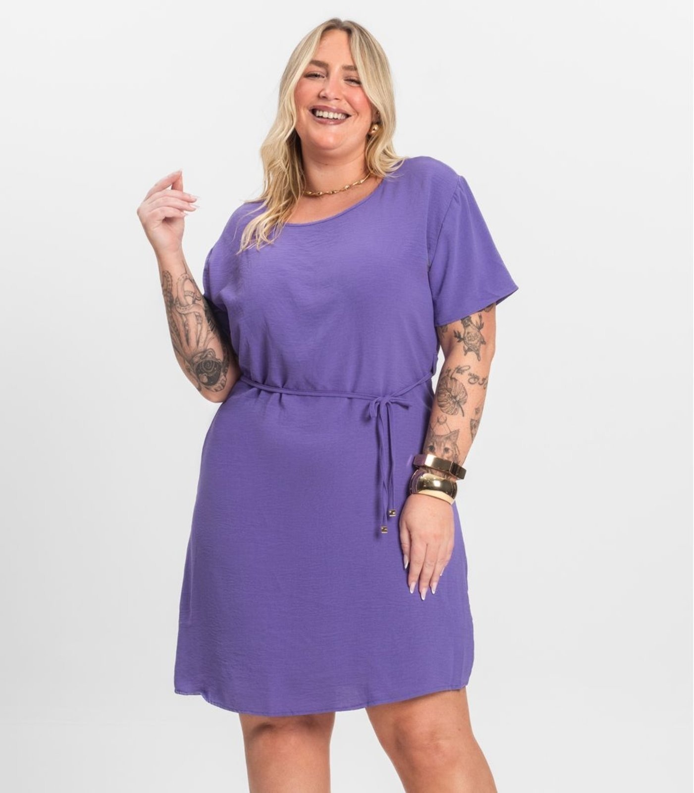 Imagem principal Vestido Infinita Cor INFINITA COR roxo
