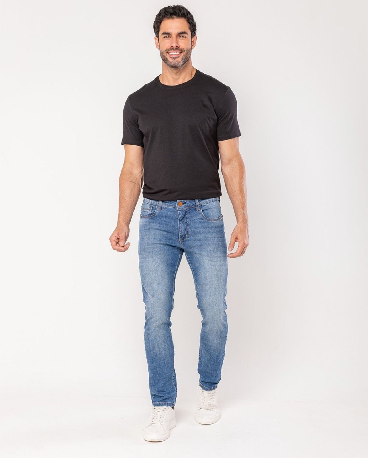 Imagem principal Calça Slim Fit Masculina 25093 Sky Médio Consciência jeans