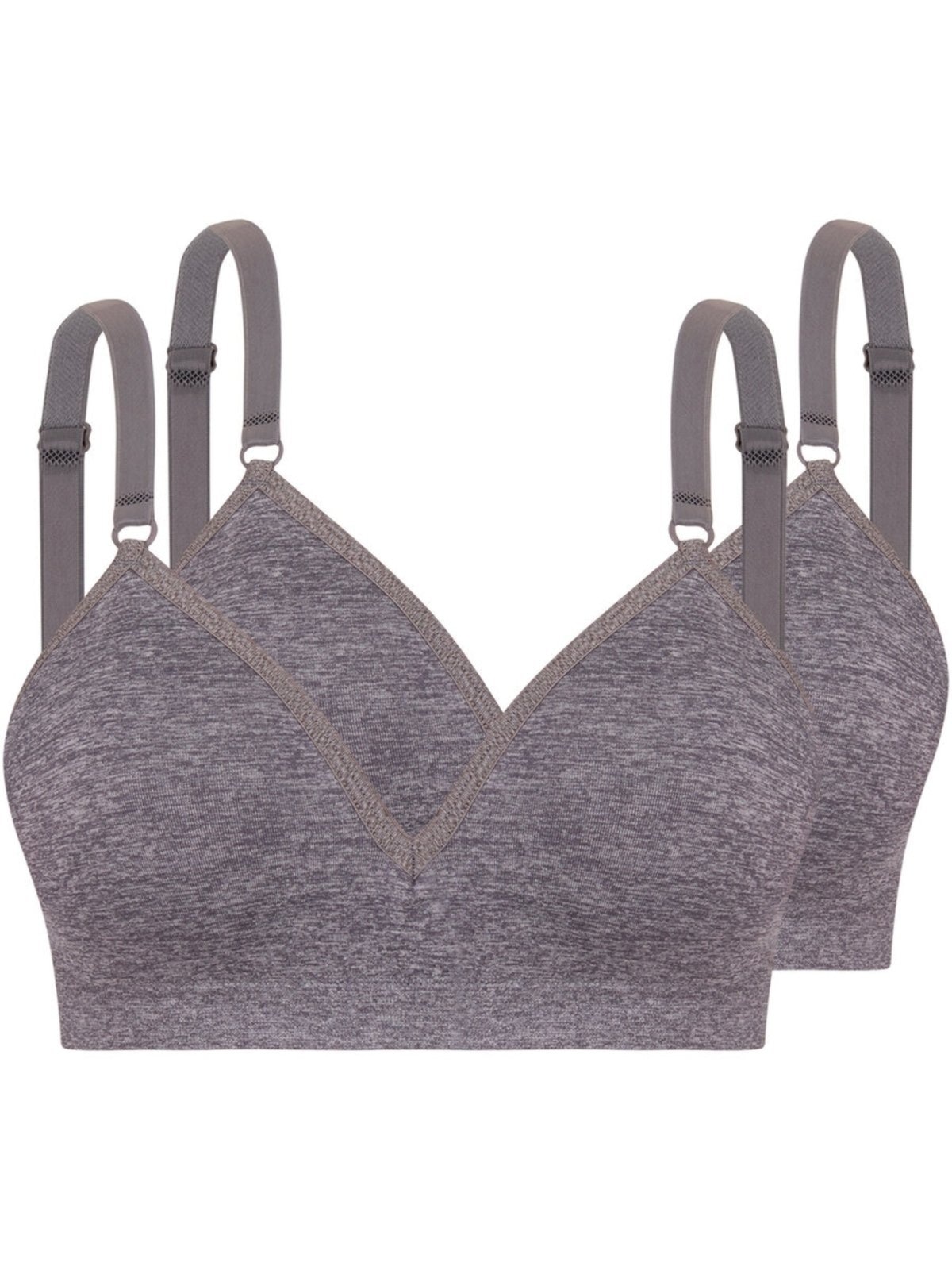 Imagem principal Kit com 2 Sutiãs sem Aro com Bojo Trifil 4935 Taça B TRIFIL cinza