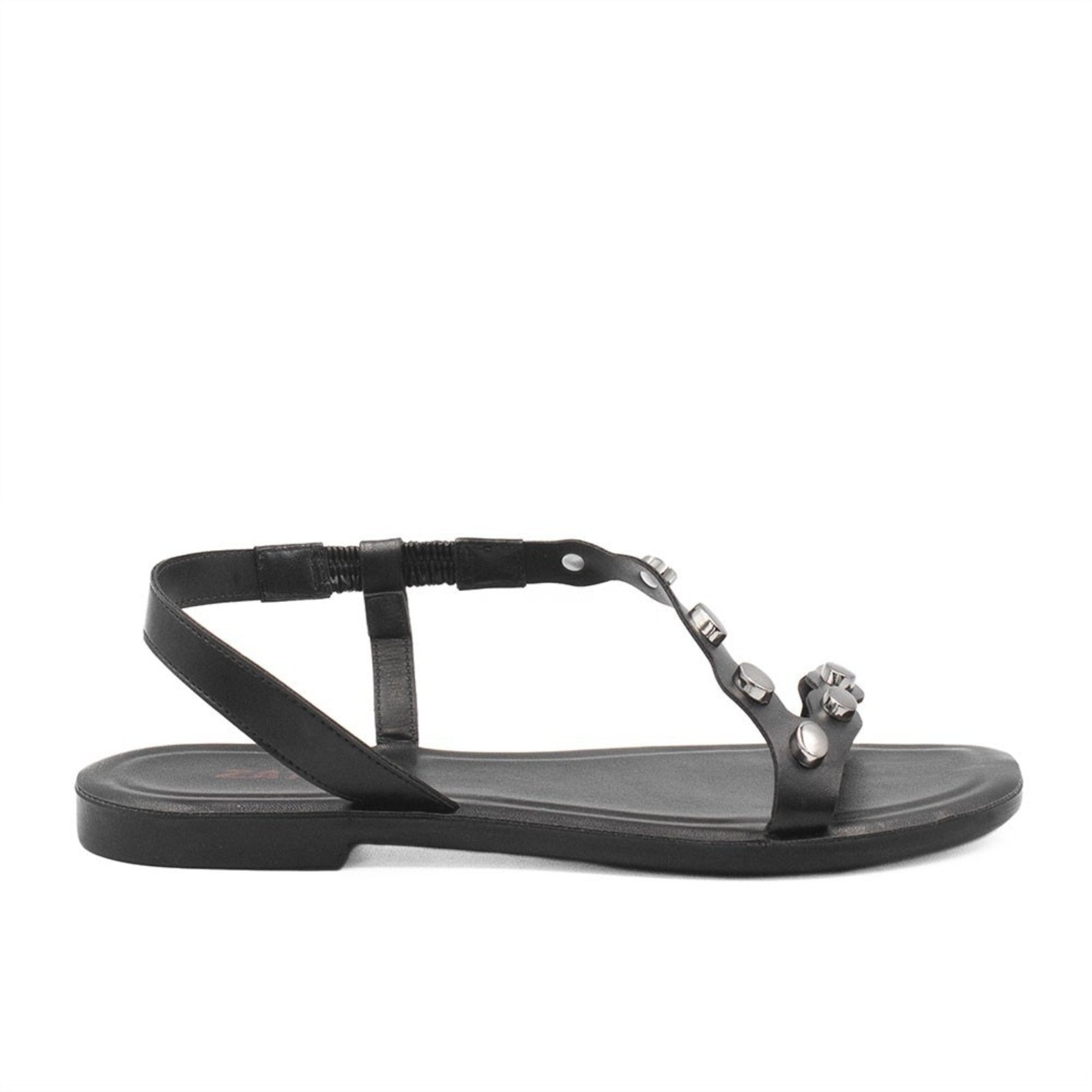 Imagem principal Sandália Rasteira Zatta Feminina Metais Raquel Preta ZATTA preto