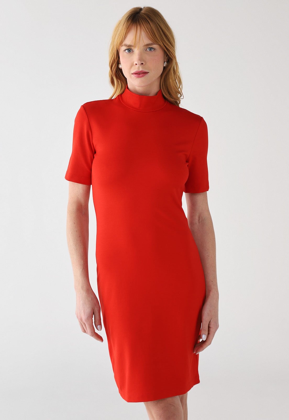 Imagem principal Vestido Forum Curto Gola Alta Forum vermelho