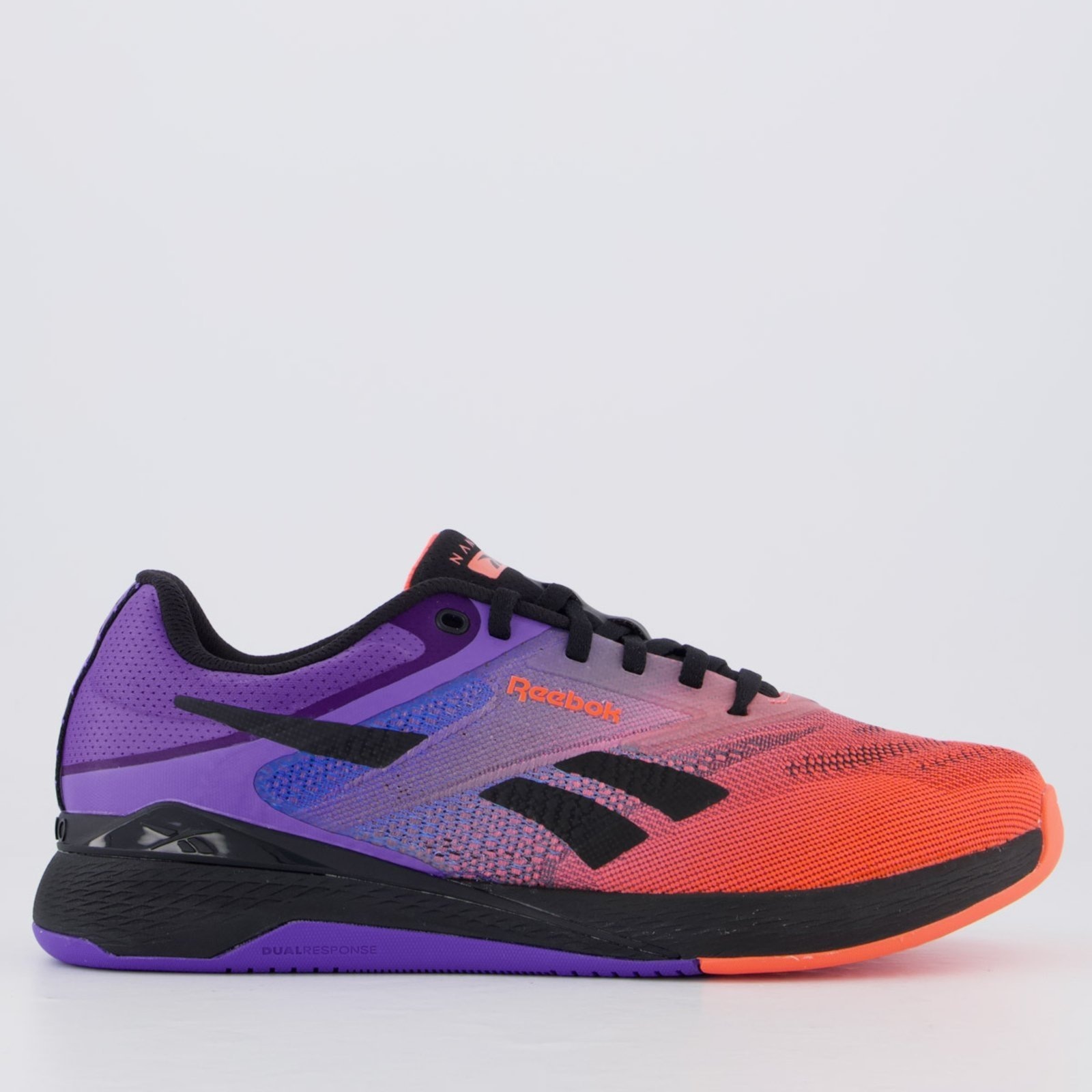 Imagem principal Tênis Reebok Nano X5 e Laranja Reebok roxo