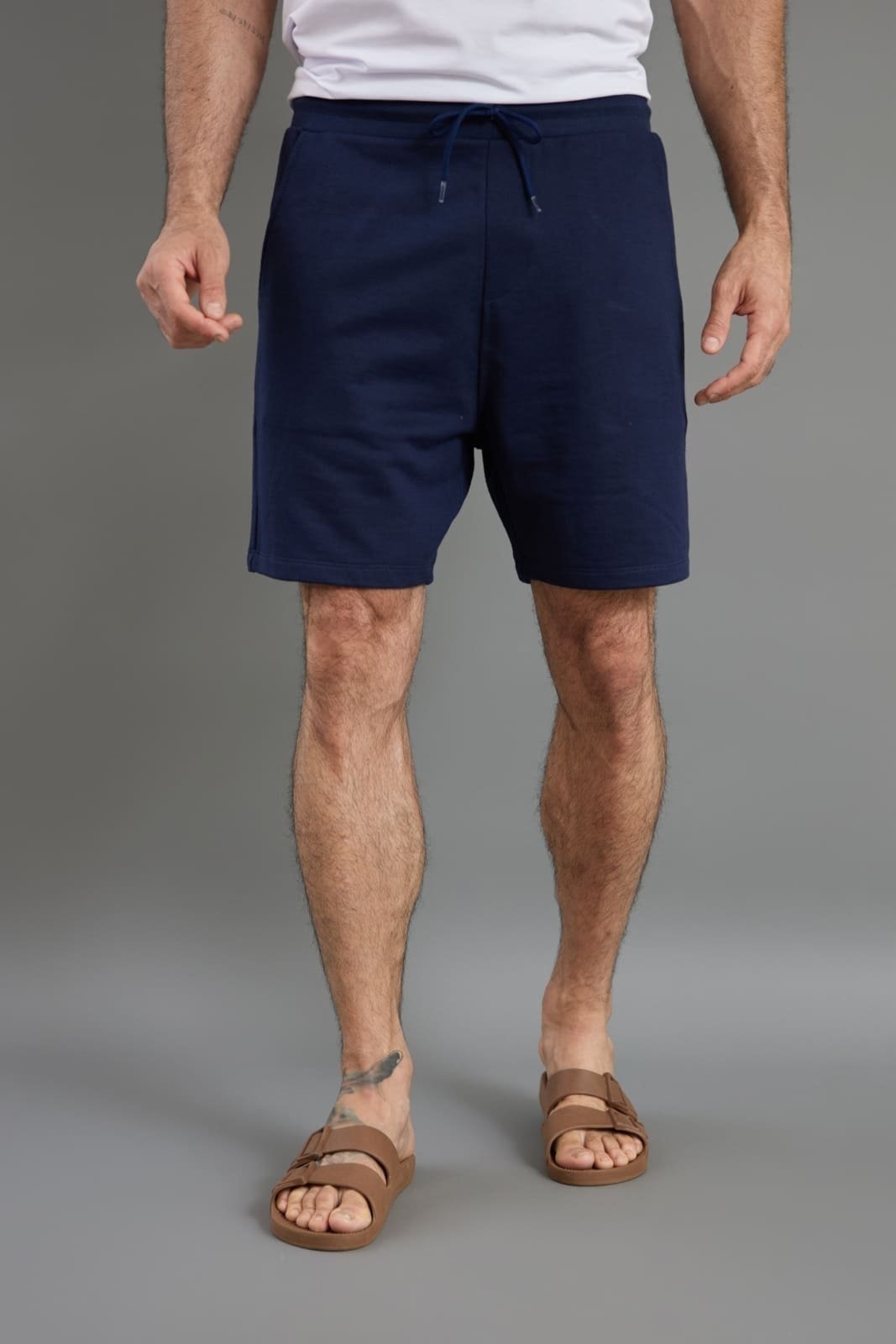 Imagem principal Bermuda Moletom Masculina Com Elástico e Cordão Dialogo Marinho DIALOGO azul/azul marinho azul