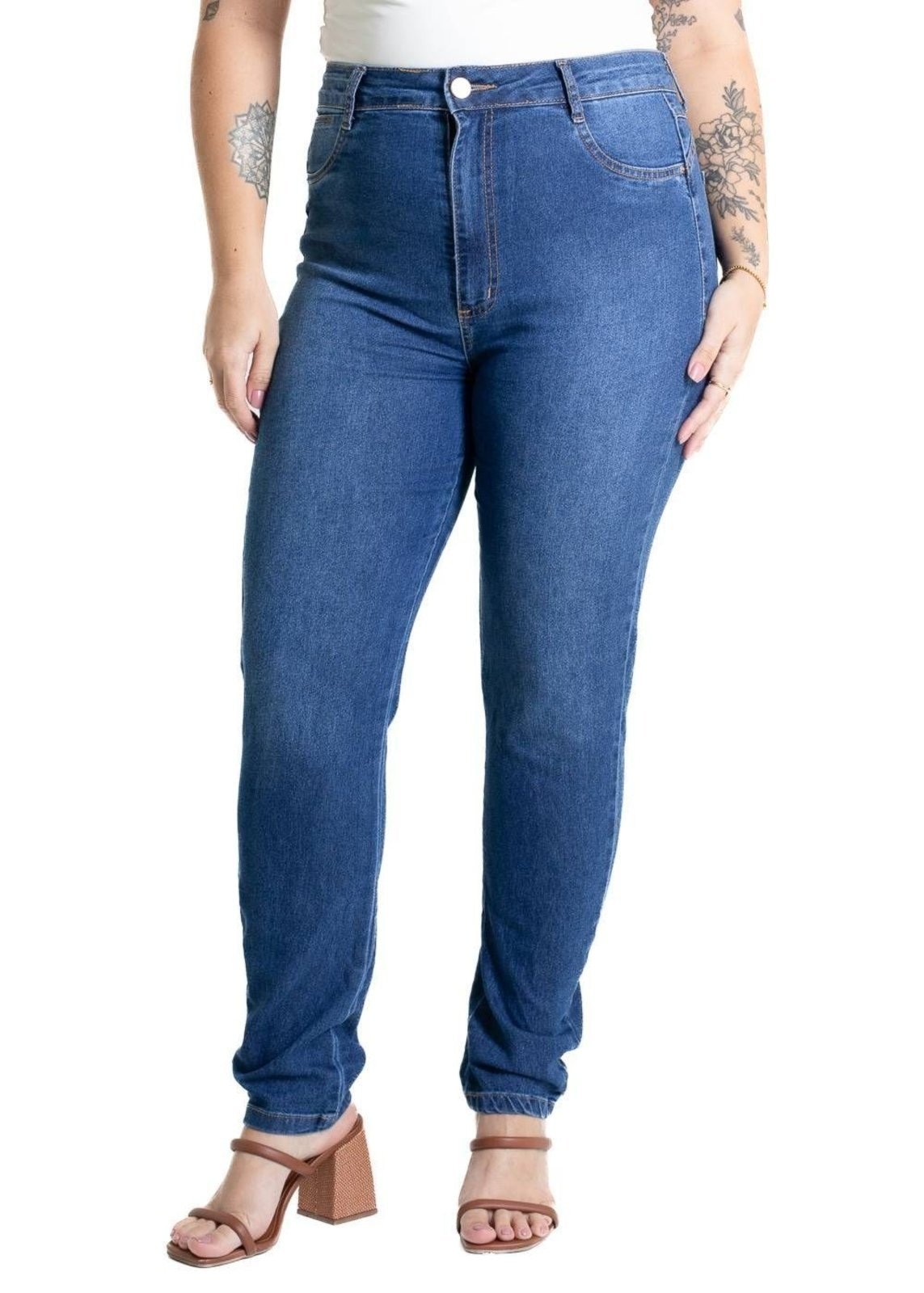 Imagem principal Calça Jeans Sawary Plus Size - 280946 Sawary azul