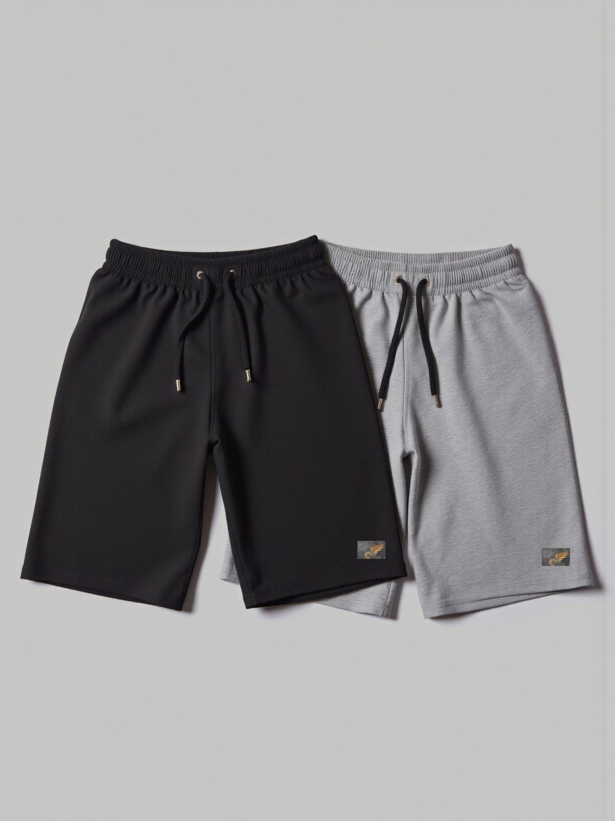 Imagem principal Kit 2 Bermuda de Moletom Básica com Amarração Shorts Para Academia e Treinos Debex multicolorido