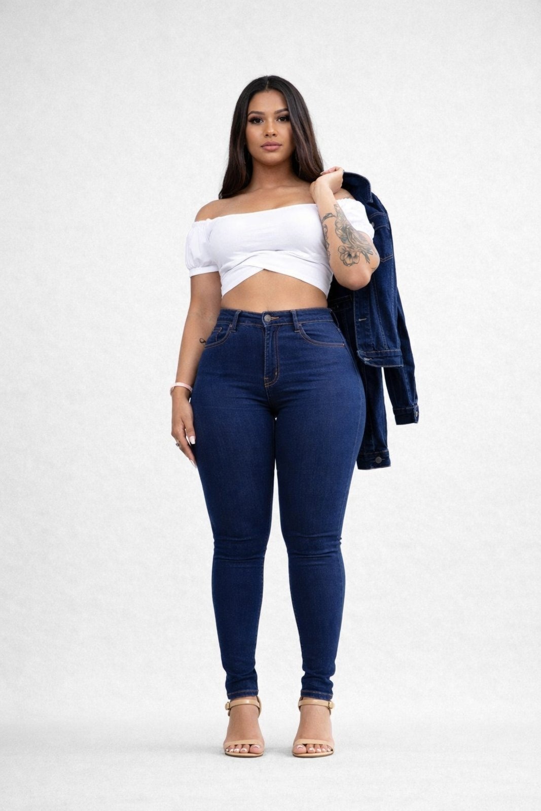 Imagem principal Calça Jeans D Bell Outlet Fashion Skinny Azul Escuro D BELL OUTLET FASHION jeans azul