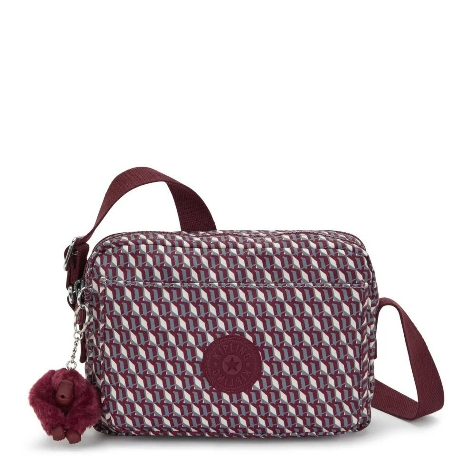 Imagem principal Bolsa Kipling Abanu M 3DK Wine Kipling vermelho