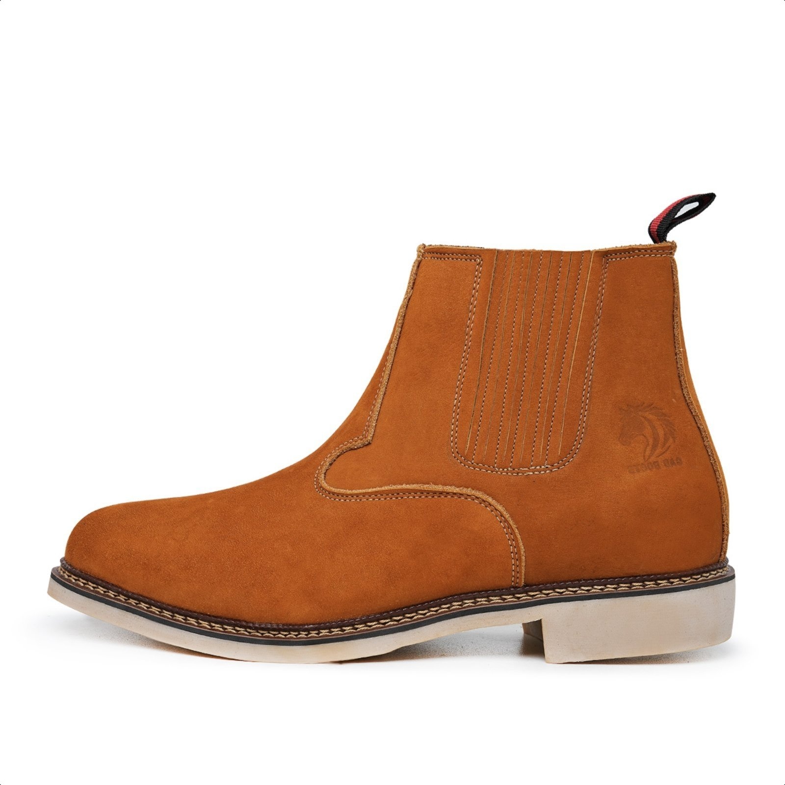 Imagem principal Botina Masculina Chelsea em Couro Bota Country Madus caramelo