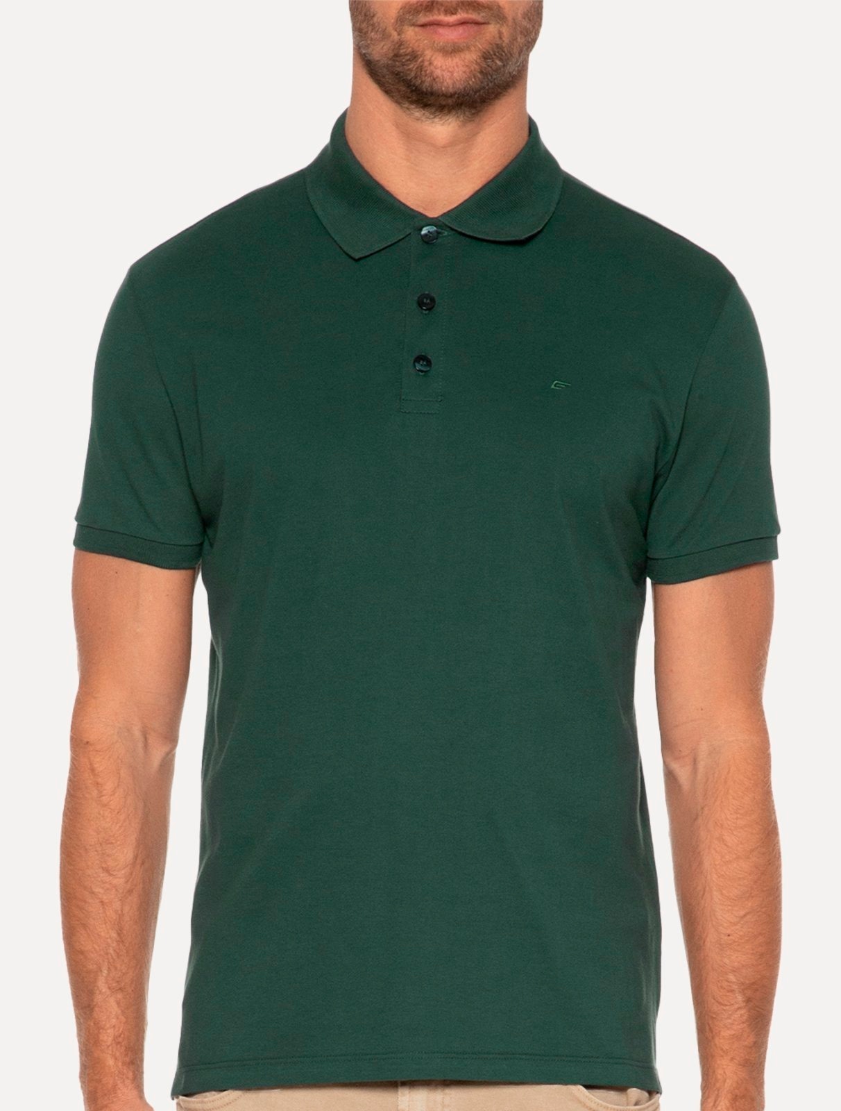 Imagem principal Polo Ellus Masculina Piquet Classic Easa Escuro Ellus rosa