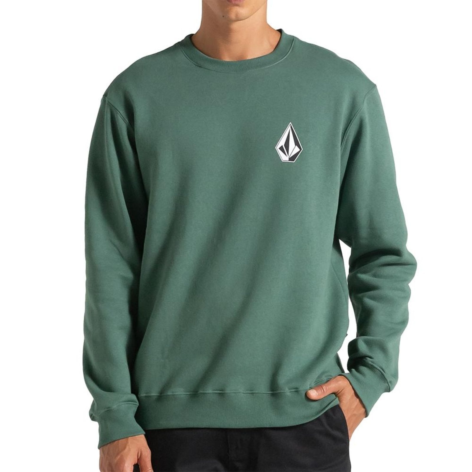 Imagem principal Moletom Volcom Careca Iconic Stone WT25 Escuro Volcom verde