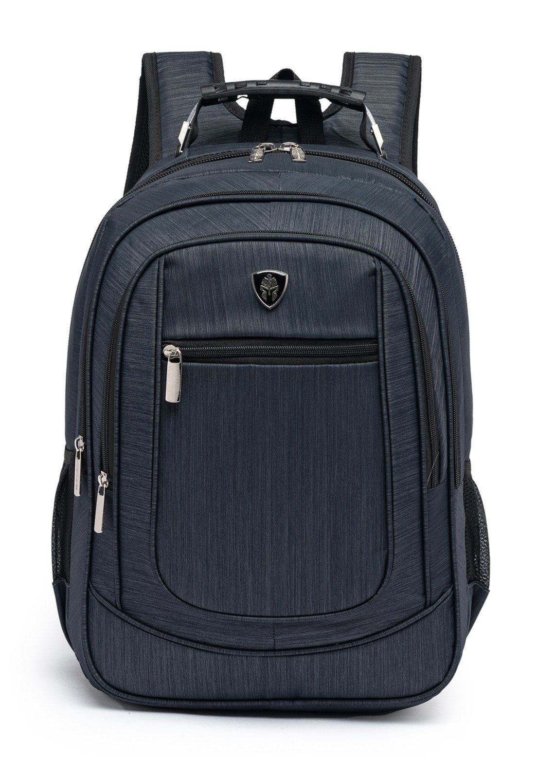 Imagem principal Mochila Executiva Manager Notebook Com Alta Resistência Azul 01 PRETO Centurion preto azul