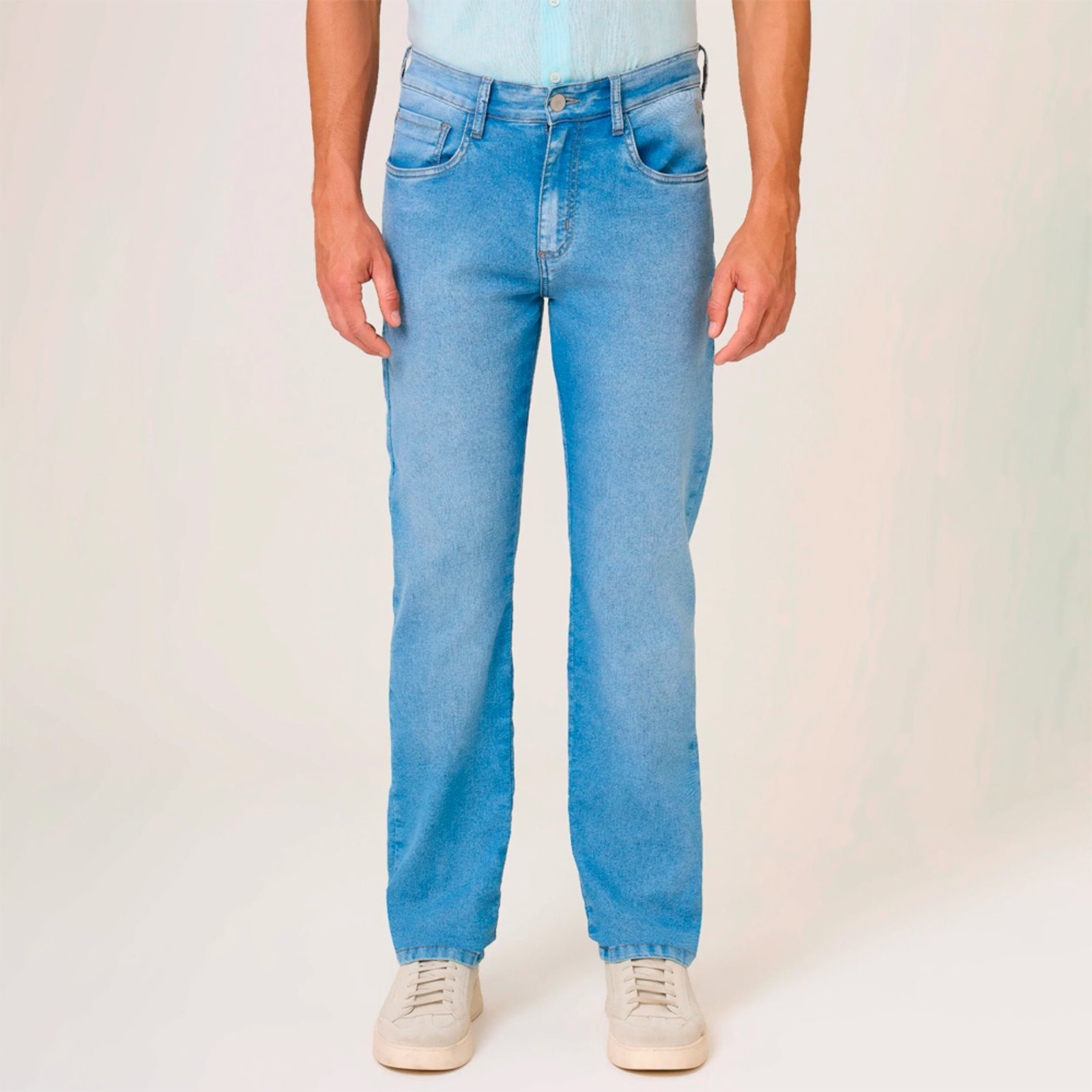 Imagem principal Calça Jeans Dudalina Right Delave Ve26 Masculino Dudalina azul