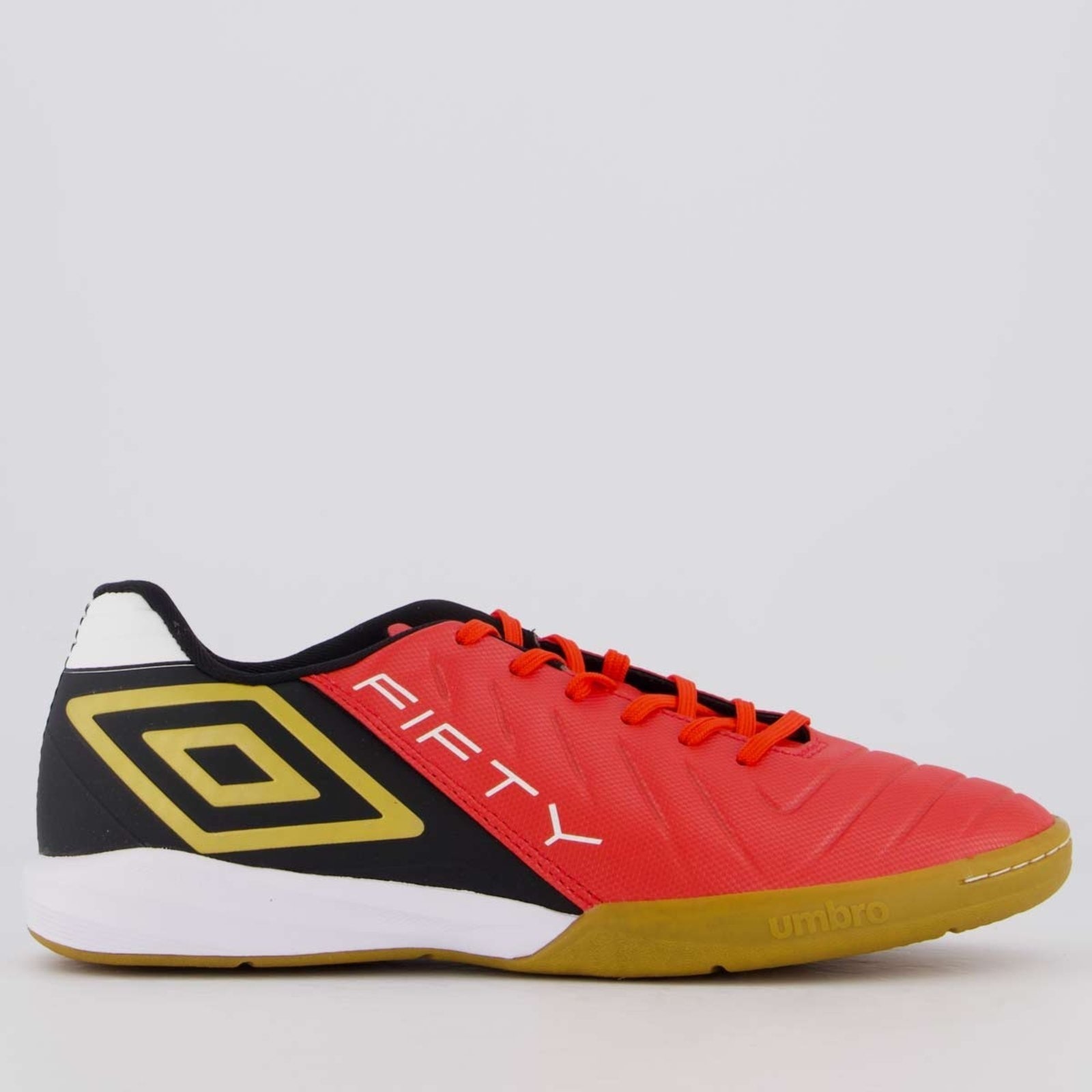 Imagem principal Chuteira Umbro Fifty VI Futsal Vermelha e Preta Umbro vermelho