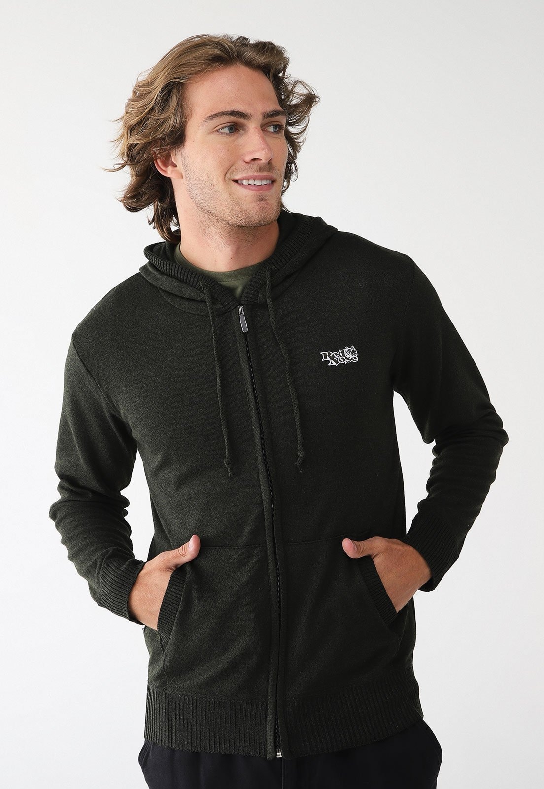 Imagem principal Cardigan Tricot Red Nose Com Capuz Verde Red Nose verde red