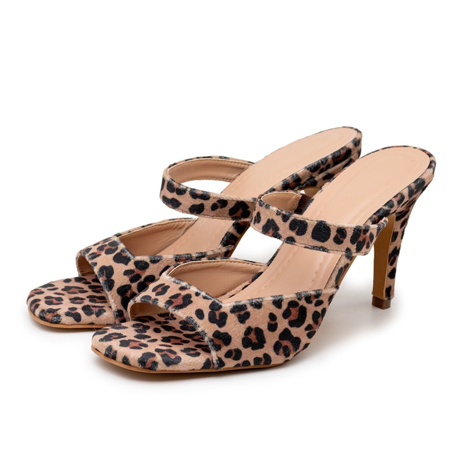 Imagem principal Sandalia Social Feminina Salto Alto Fino 197013 Flor da Pele onça