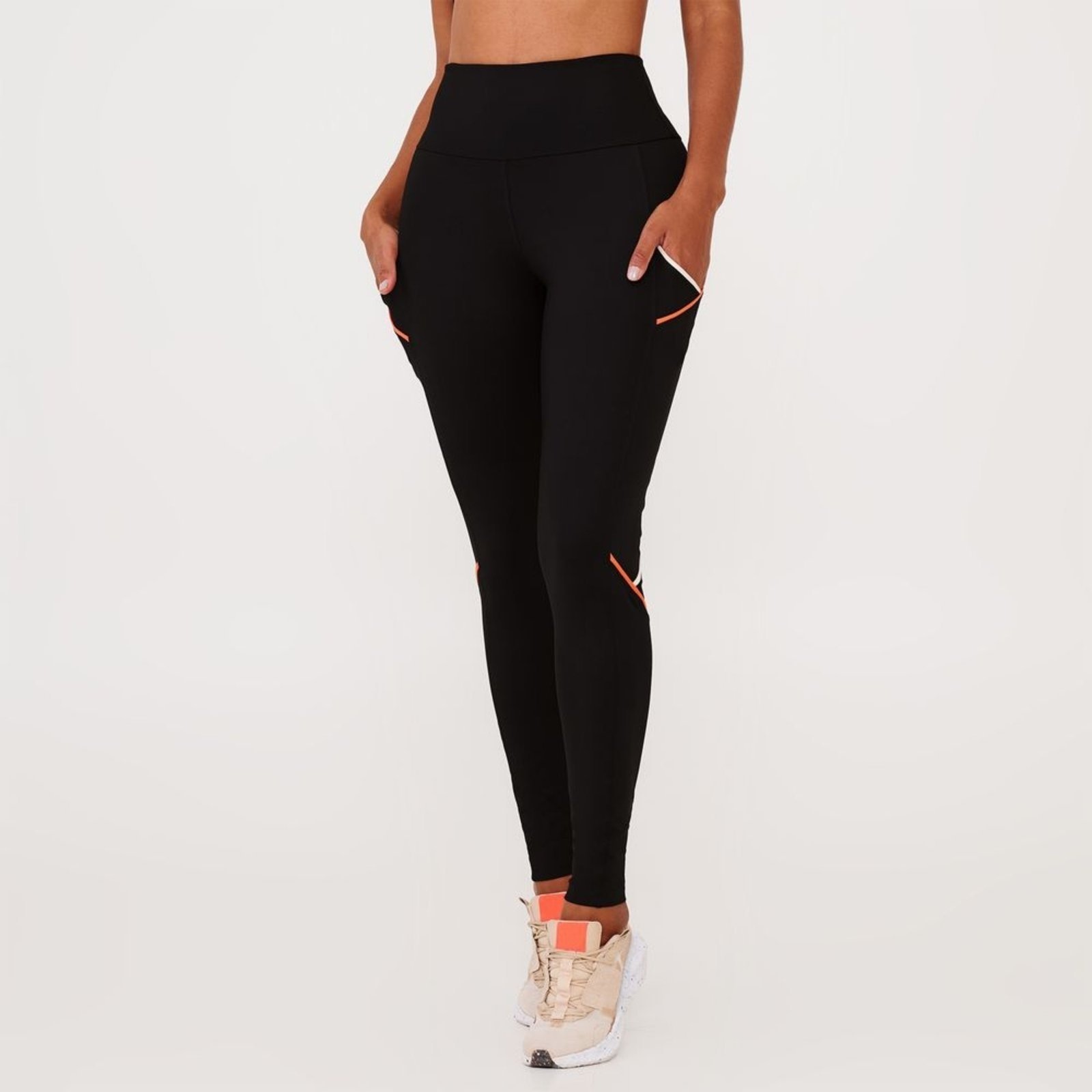 Imagem principal Legging Zouk Preta Poliamida Donna Carioca preto
