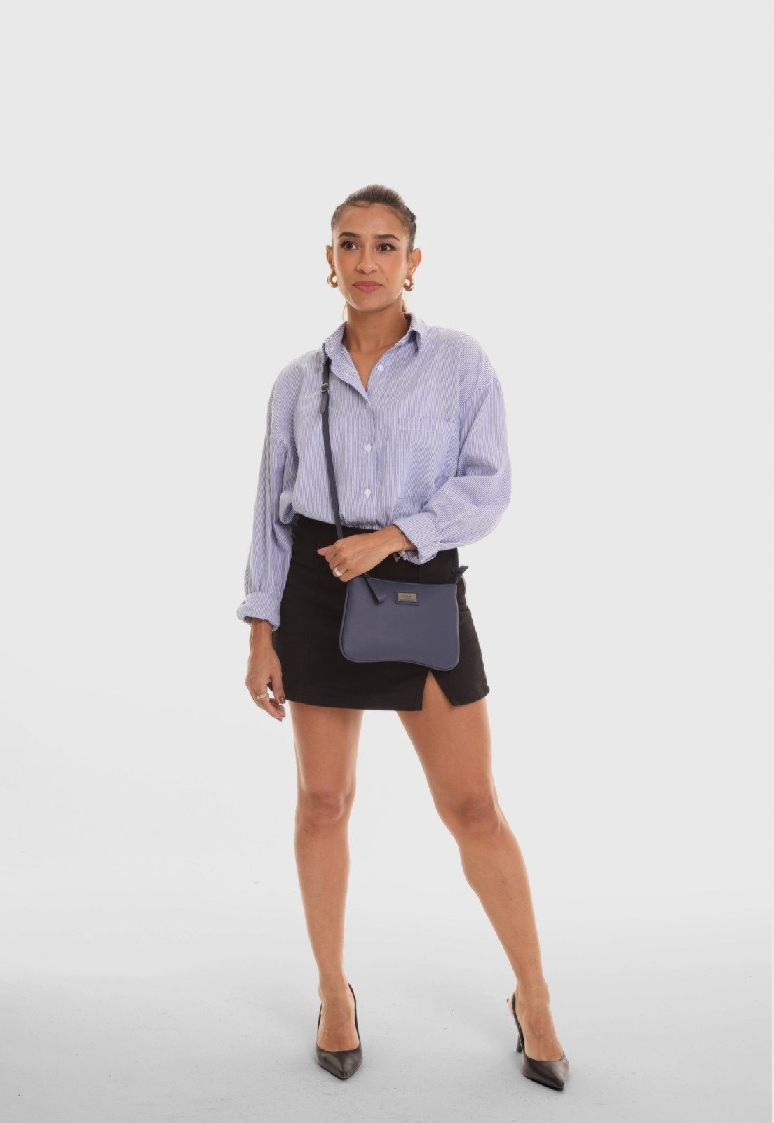 Imagem principal Bolsa Transversal de Couro Mariart 199MRT Marinho Mariart azul marinho