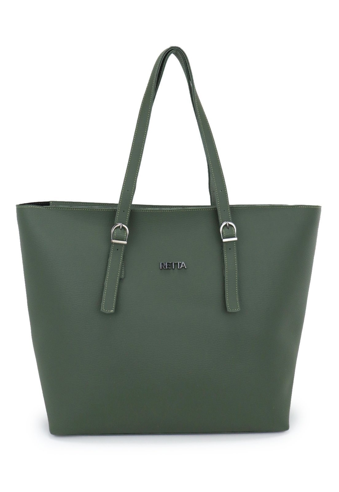 Imagem principal Bolsa Feminina Grande de Ombro Alça Regulável e Nécessaire Retta Verde Retta Oficial verde militar