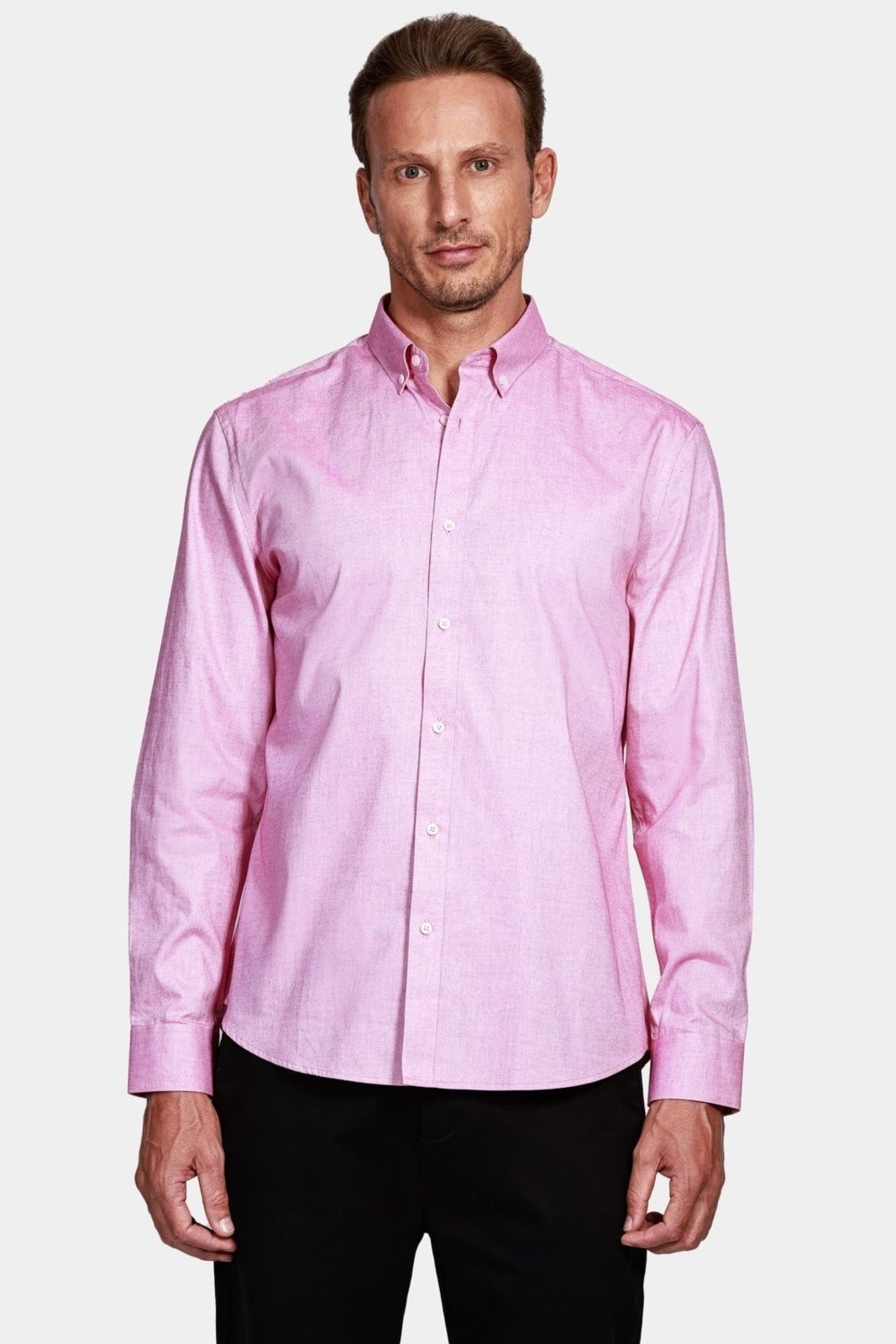 Imagem principal Camisa Aramis Manga Longa Regular Oxford Button-Down Pink Aramis incolor pink