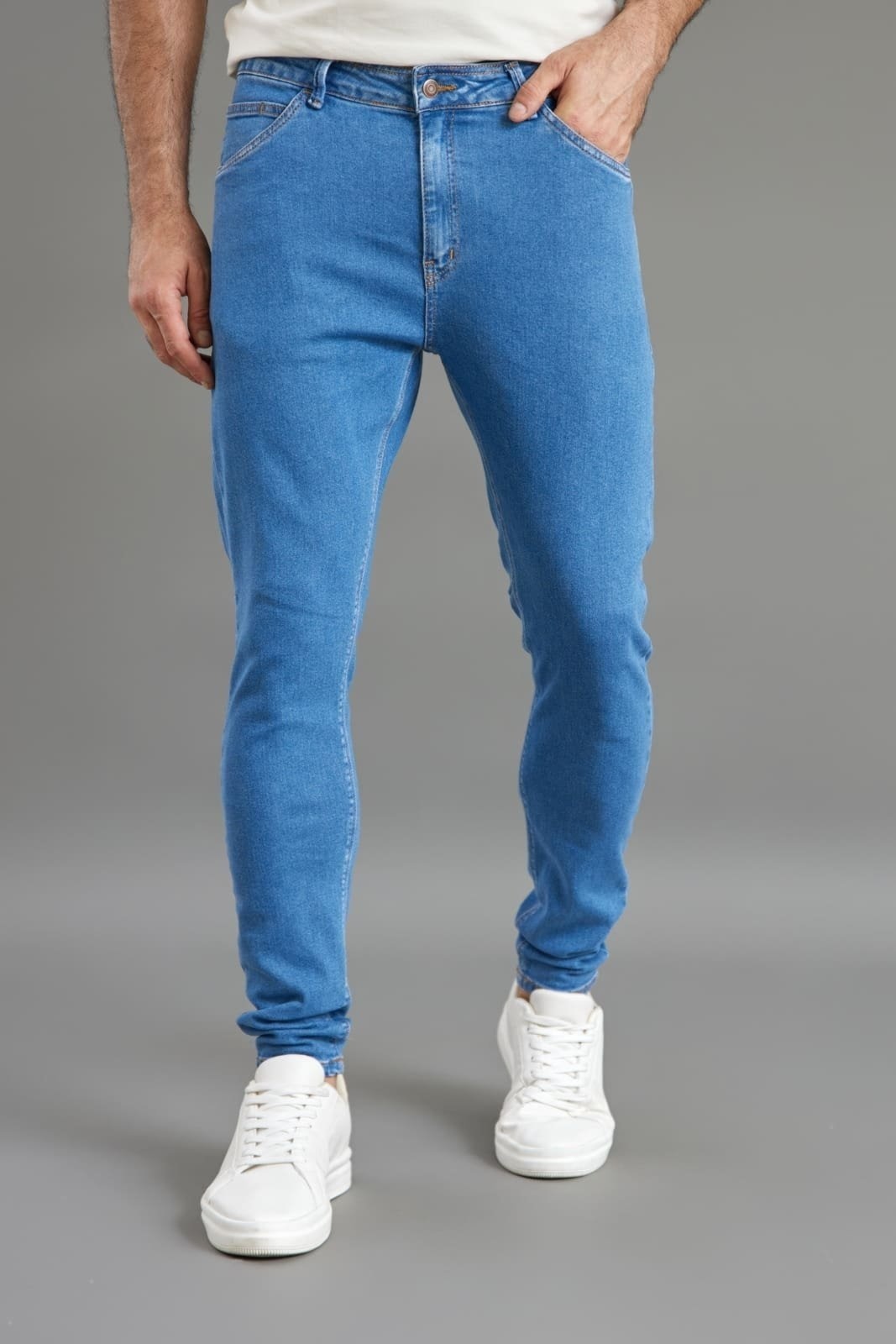 Imagem principal Calça Jeans Masculina Skinny Básica Five Pockets Dialogo DIALOGO azul