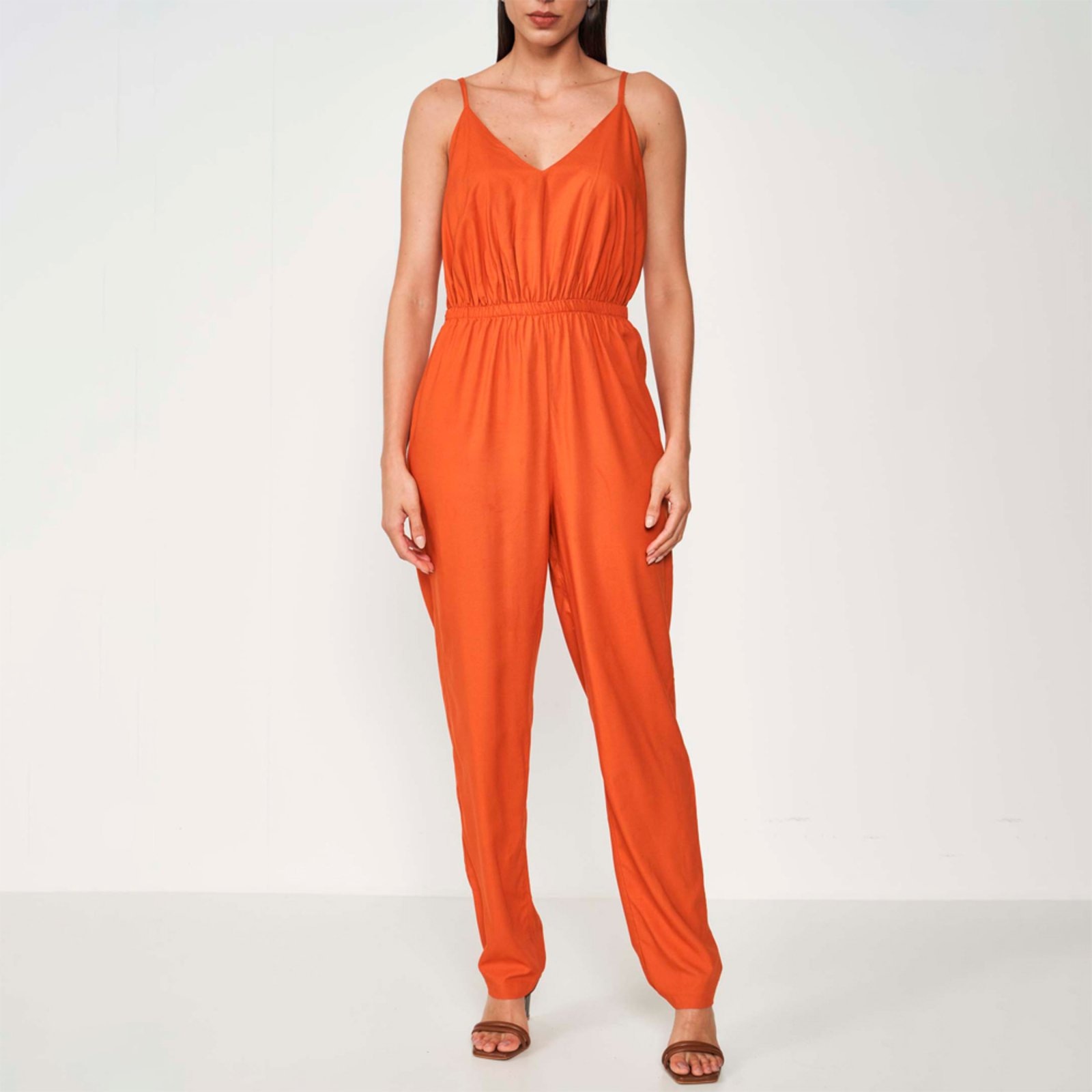 Imagem principal Macacão Colcci Acinturado Ou25 Feminino Colcci laranja