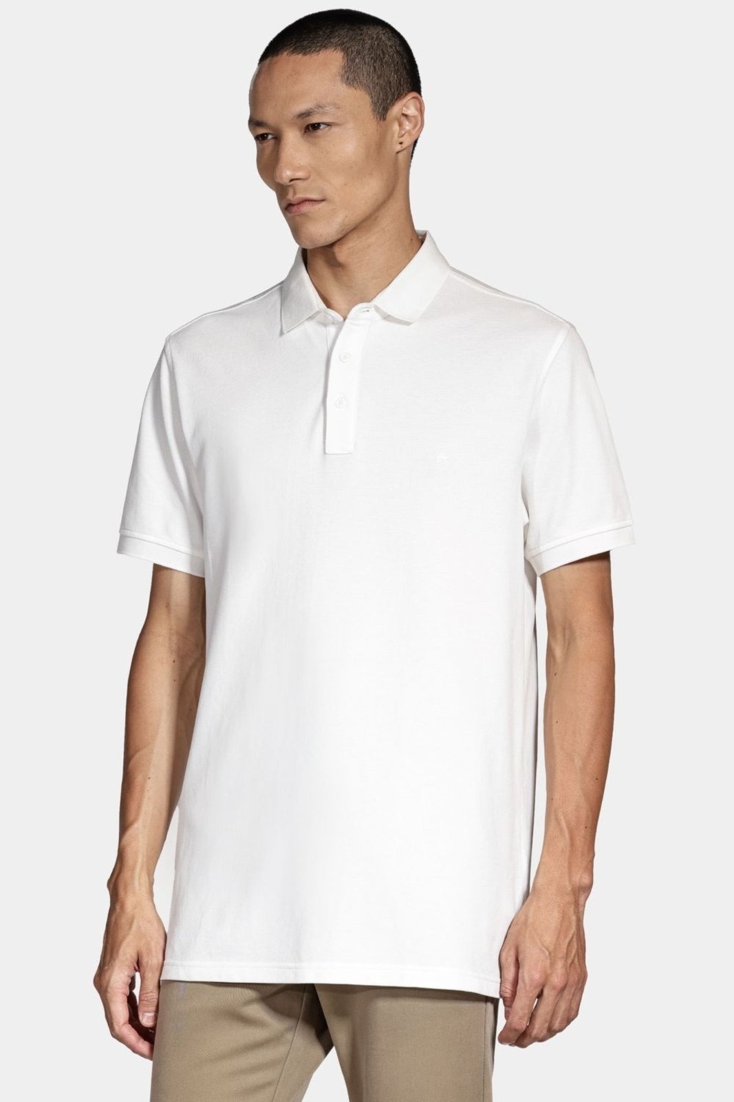 Imagem principal Polo Aramis Shirt Mercerized Cotton Piquet Off White Aramis branco white