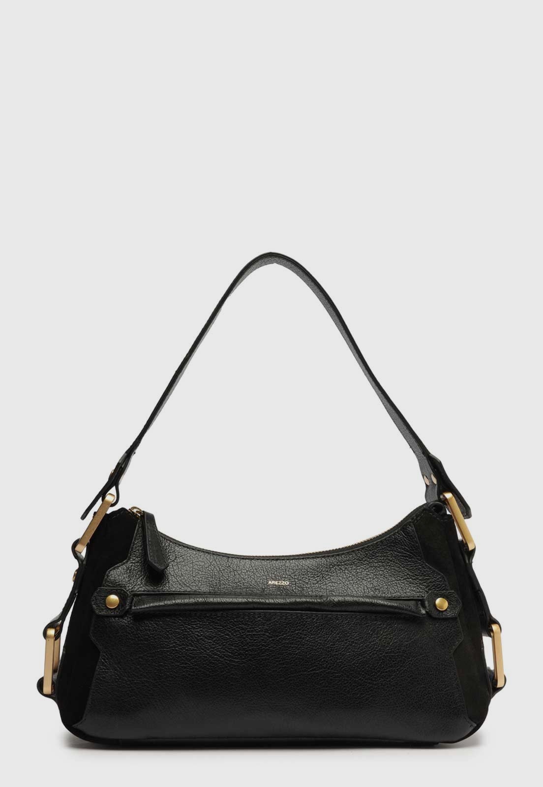 Imagem principal Bolsa Tiracolo Feminina Arezzo Aged Leather Preta Arezzo preto