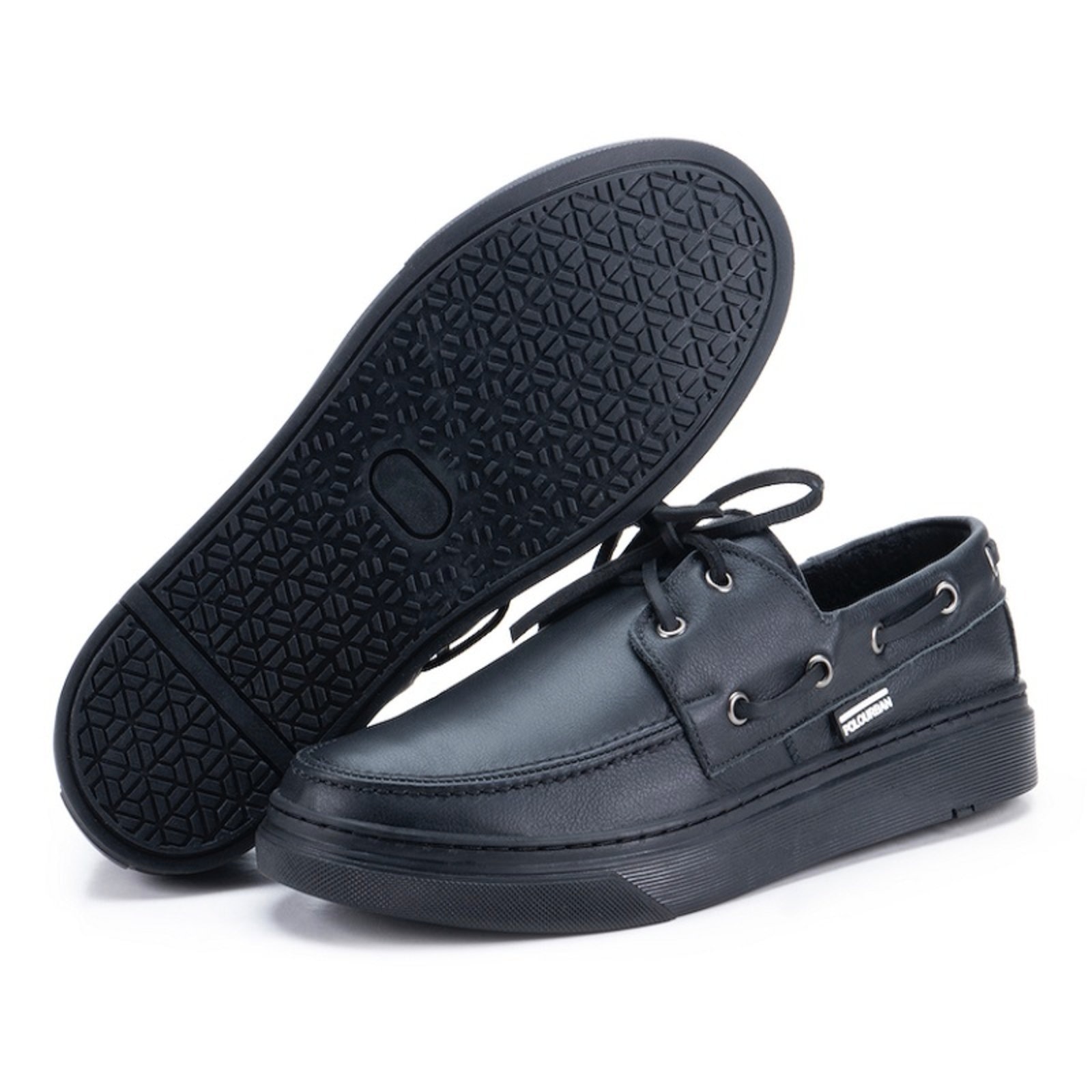 Imagem principal Dockside Masculino em Couro Ônix POLO URBAN preto