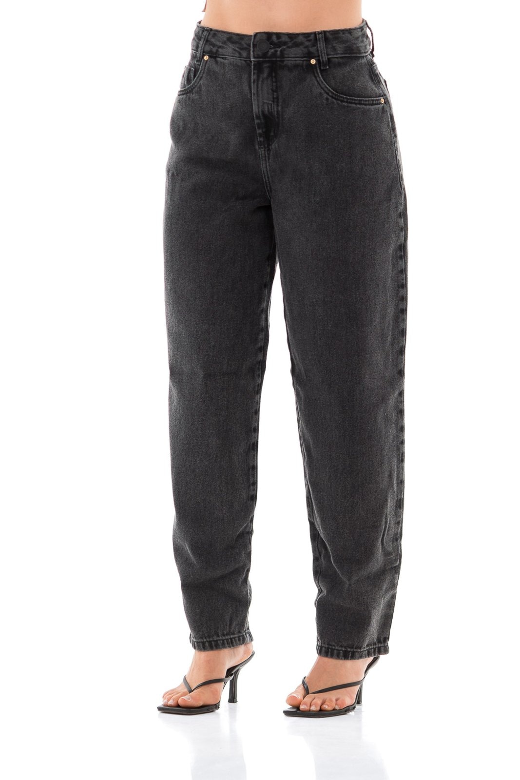 Imagem principal Calça Feminina Arauto Wide Balloon Black ARAUTO JEANS jeans/preto black