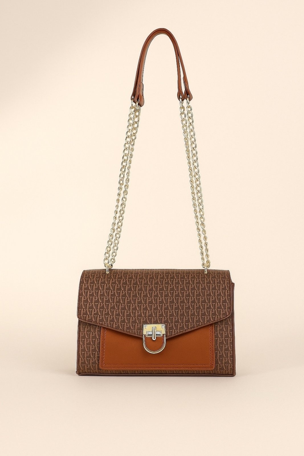 Imagem principal Bolsa Pequena Transversal D Bell Outlet Fashion Monograma D BELL OUTLET FASHION marrom