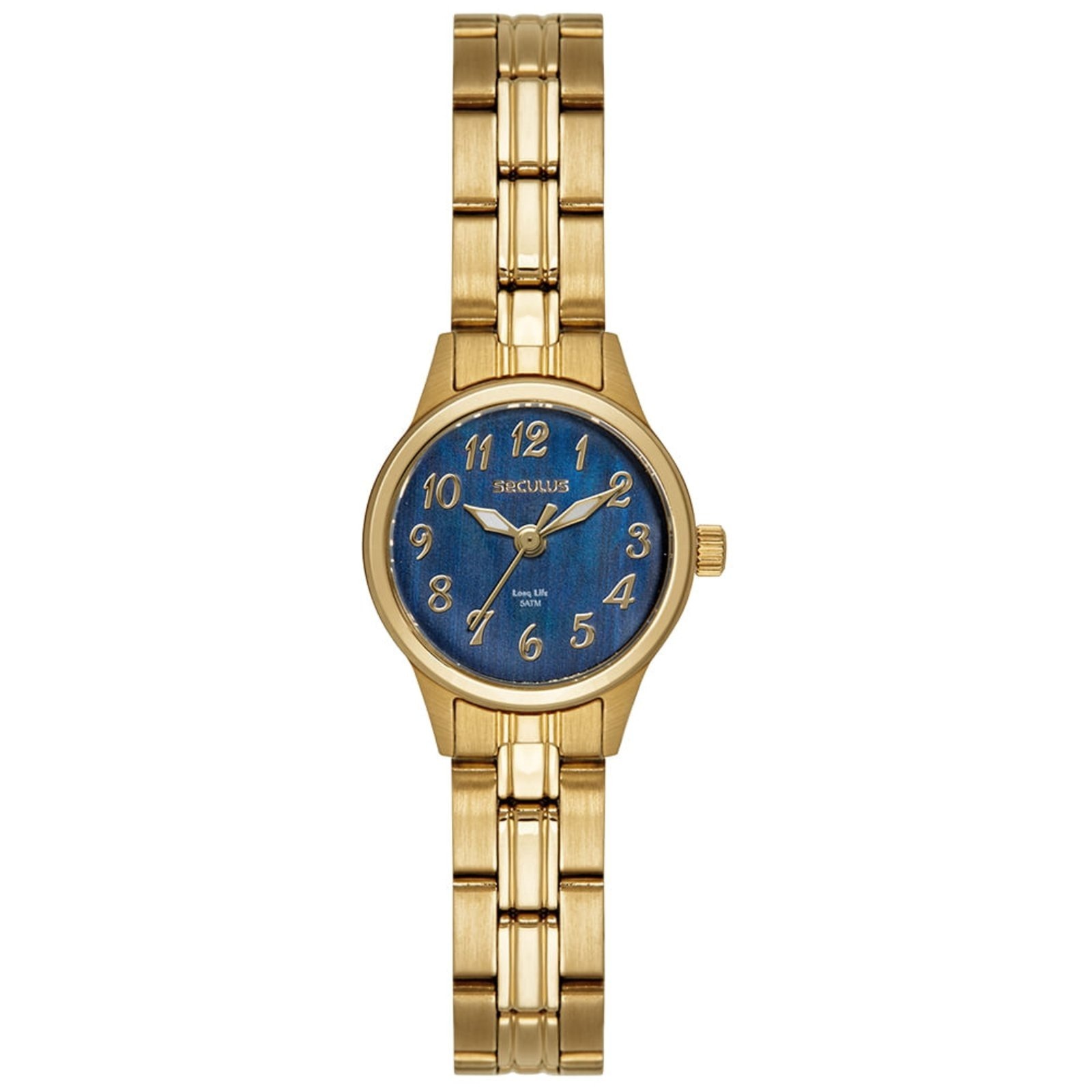 Imagem principal Relógio Feminino Aço Madrepérola Seculus dourado