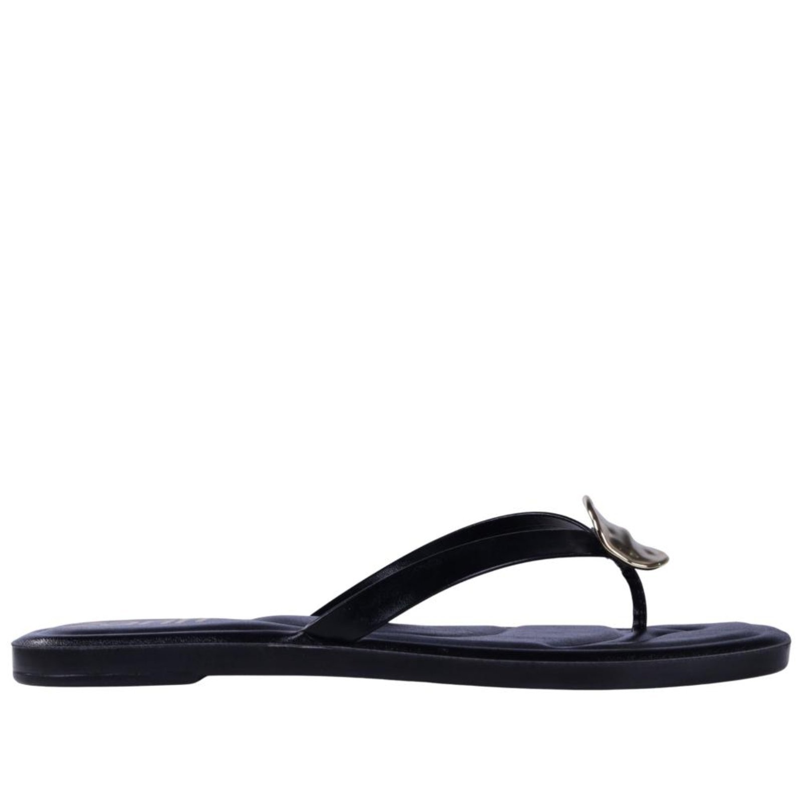 Imagem principal Chinelo Rasteira Feminino Zariff 3055.1047 Brilho Zariff preto