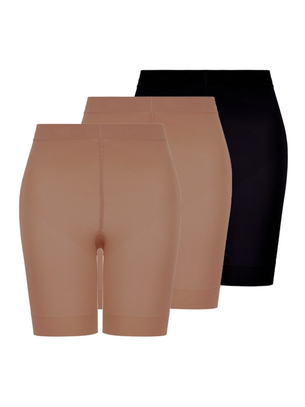 Imagem principal Kit com 3 Shorts Feminino Modelador Up Line Loba Lupo preto